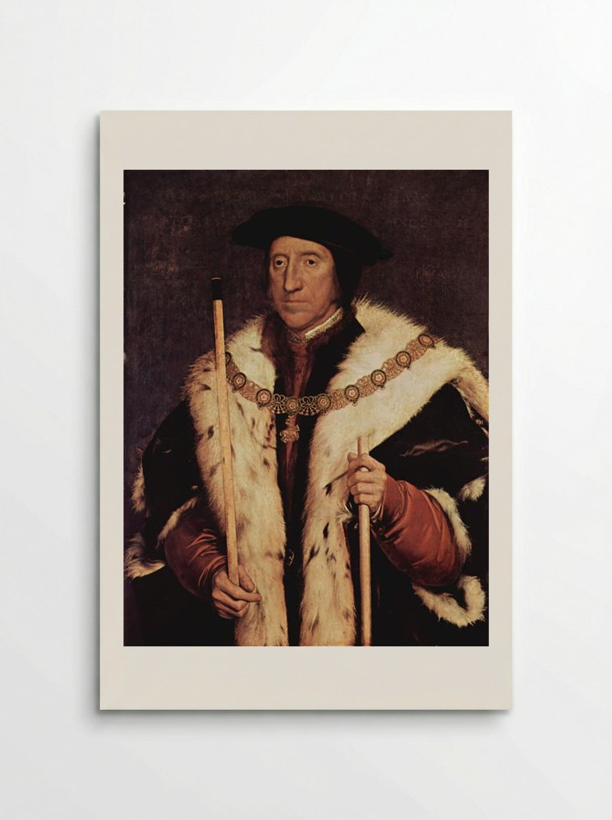 Portrait of Thomas Howard, 3rd Duke of Norfolk - Hans Holbein the Younger - Poster