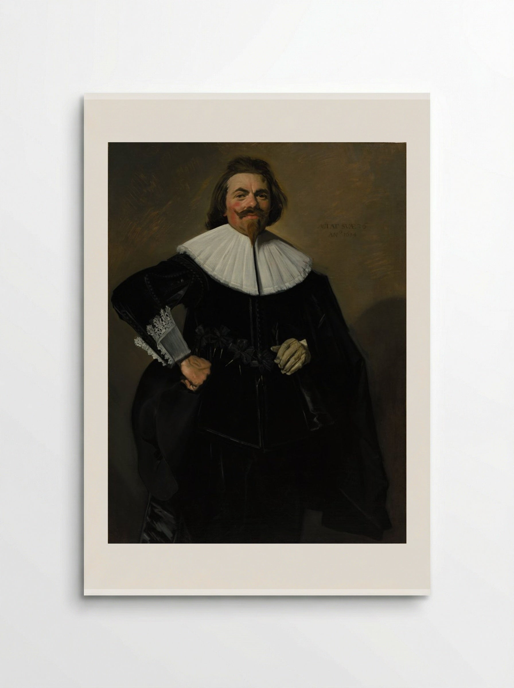 Portrait of Tieleman Roosterman - Frans Hals - Poster