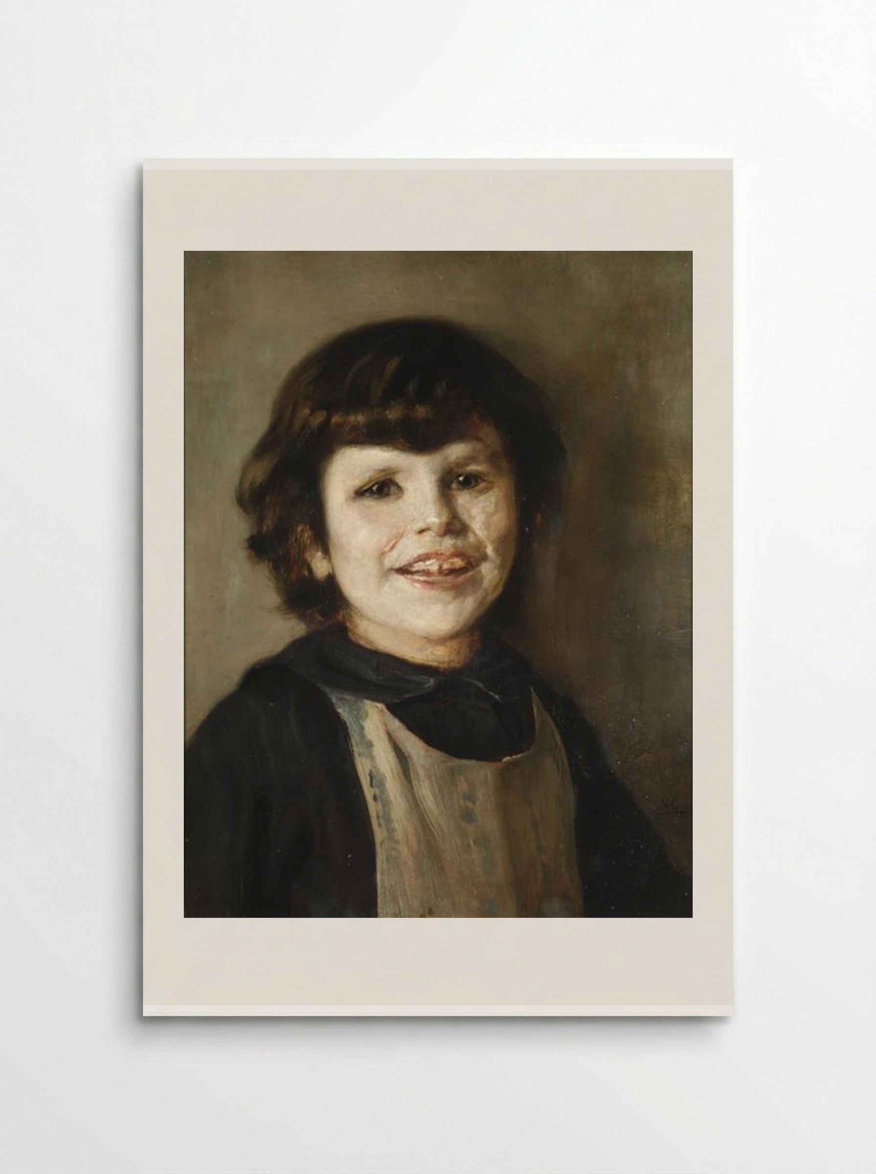Portrait of Tilemahos Gyzis - Nikolaos Gyzis - Poster