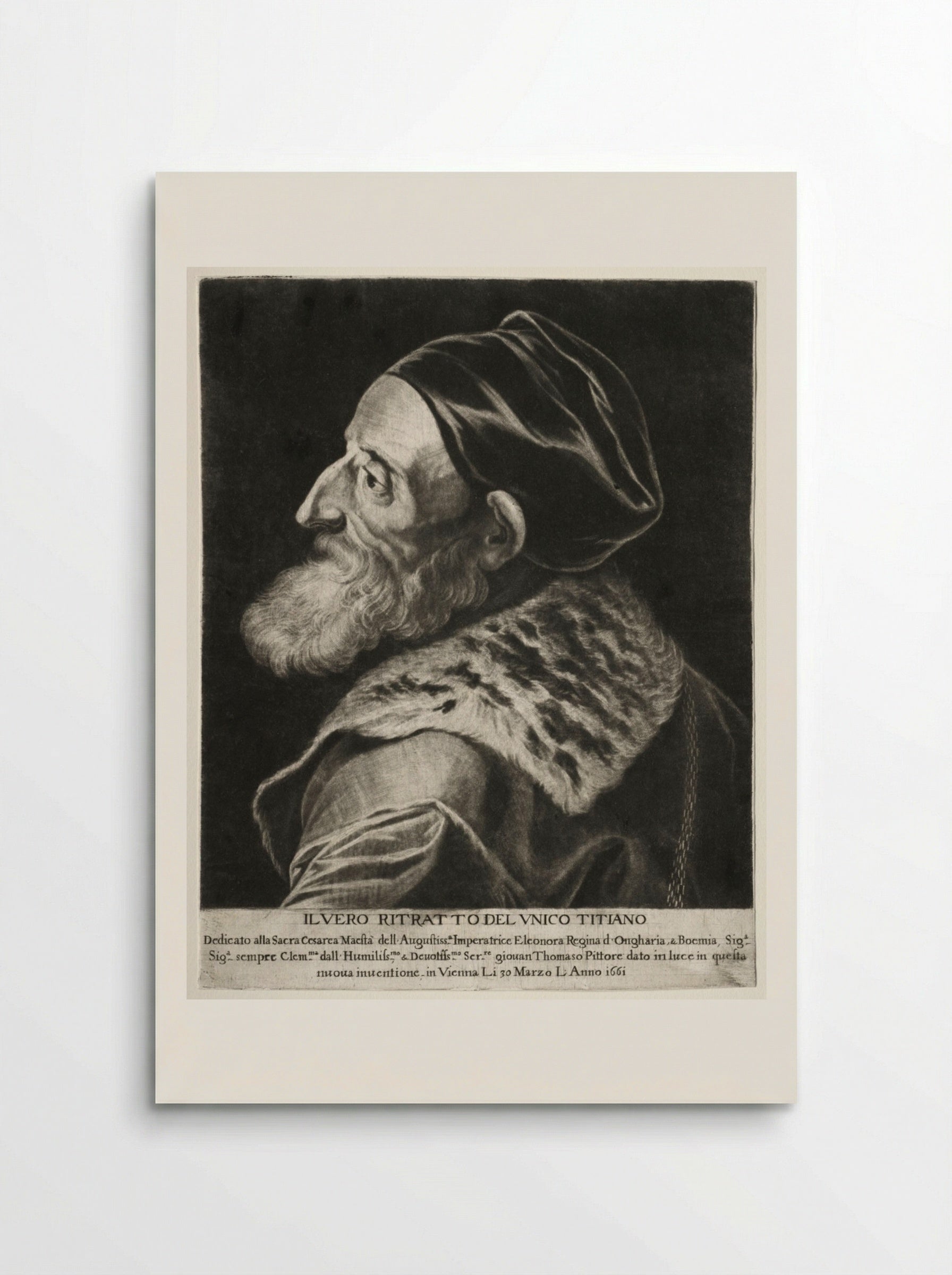 Portrait of Titian - Jan Thomas - Poster