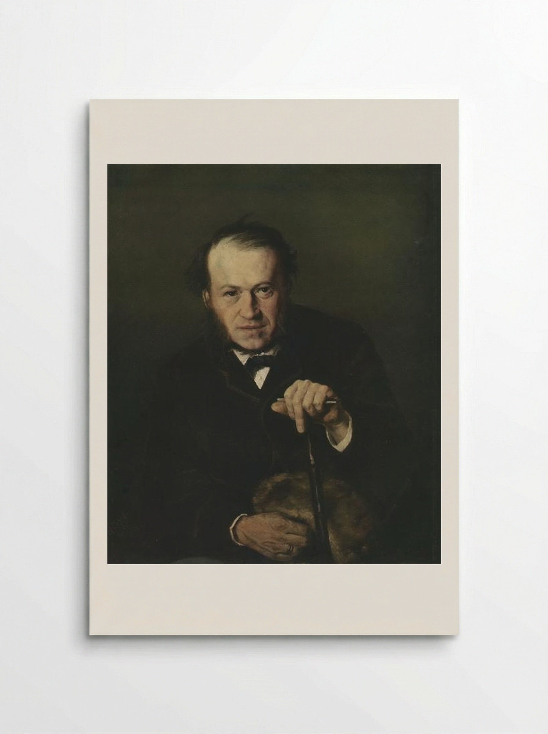 Portrait of Vasily Bezsonov - Vasily Perov - Poster