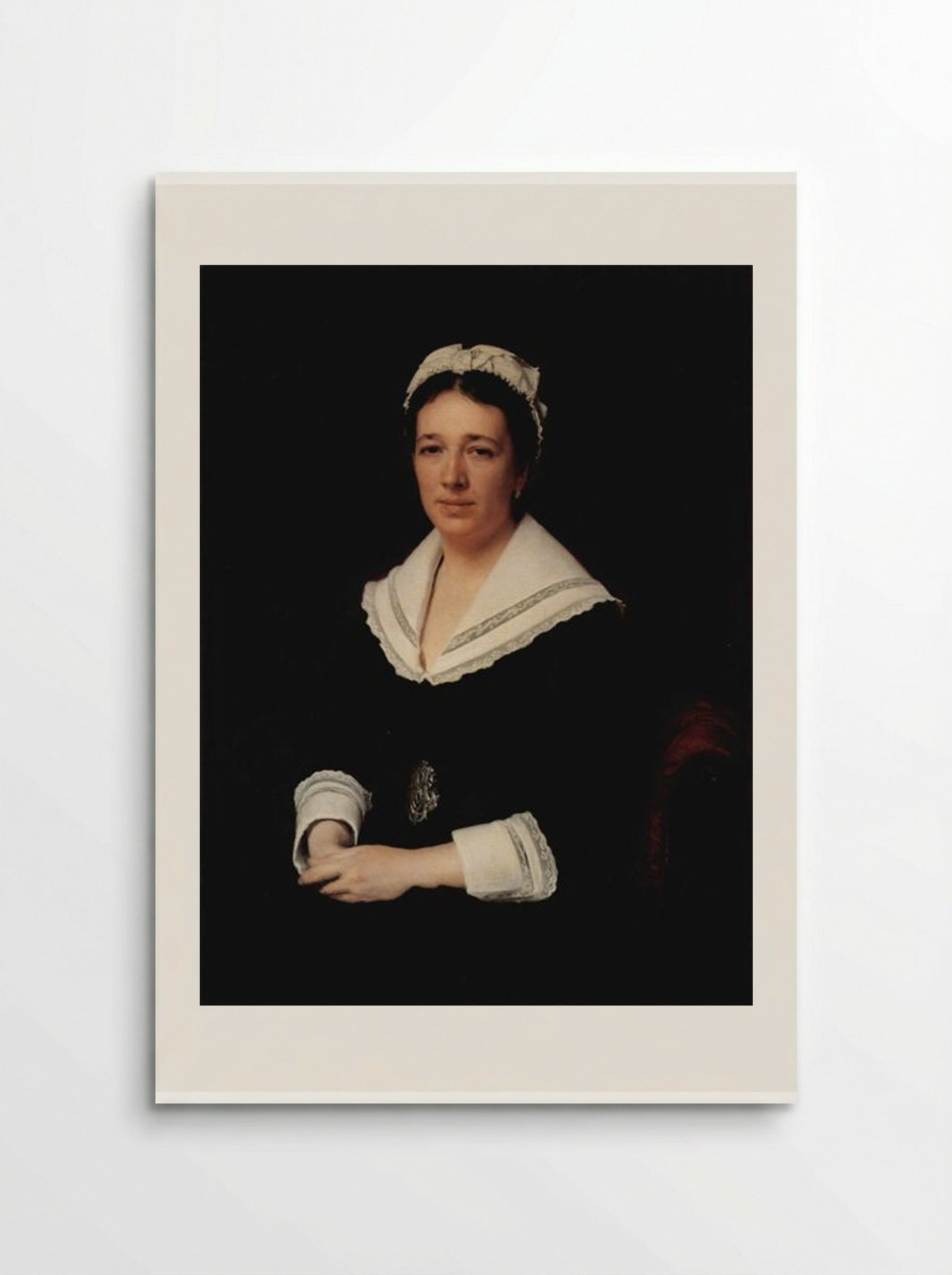 Portrait of Vera Nikolaevna Tretjakowa - Ivan Kramskoy - Poster