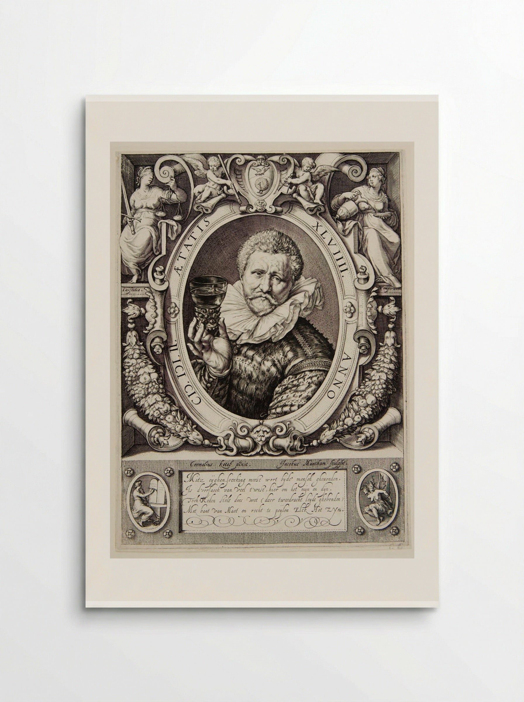Portrait of Vincent Jacobsen - Jacob Matham - Poster