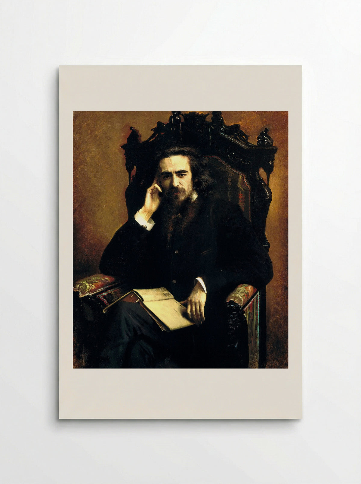 Portrait of Vladimir Solovyov - Ivan Kramskoy - Poster