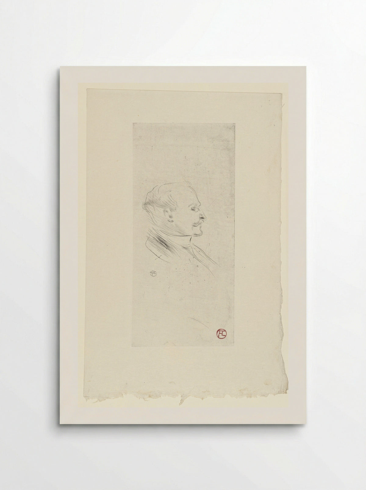 Portrait of W.H.B. Sands - Henri de Toulouse-Lautrec - Poster