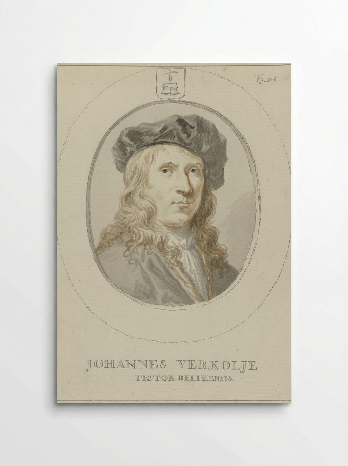 Portrait of Willem III, Prince of Orange - Jan Verkolje - Poster
