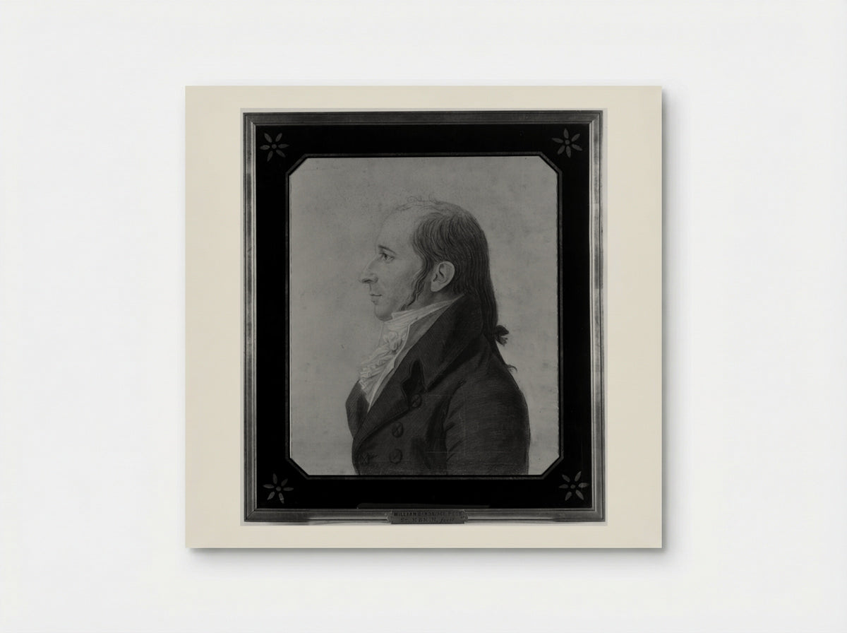 Portrait of William Dandridge Peck - Charles Balthazar Julien Févret de Saint-Mémin - Poster