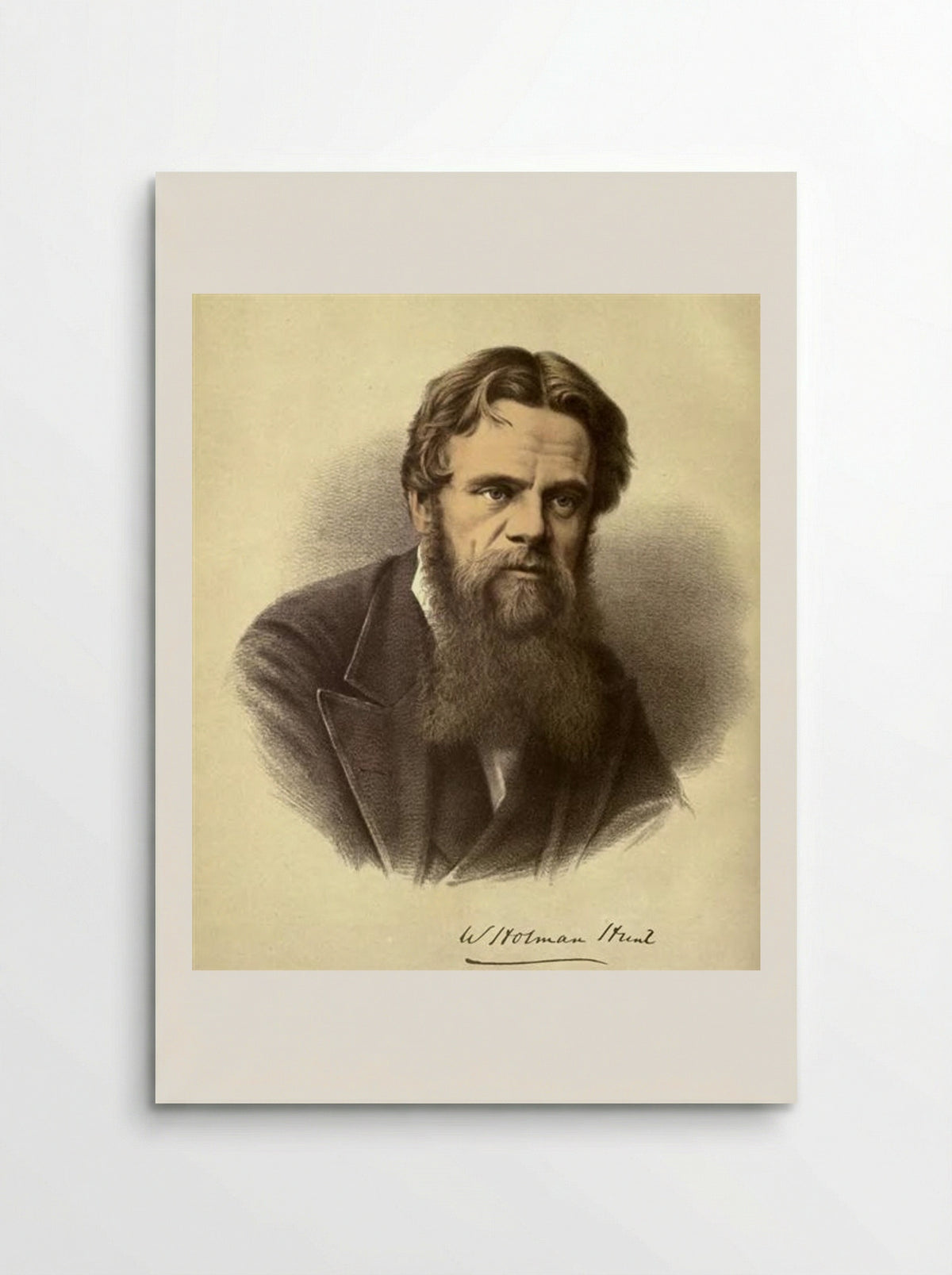 Portrait of William Holman Hunt - William Holman Hunt - Poster