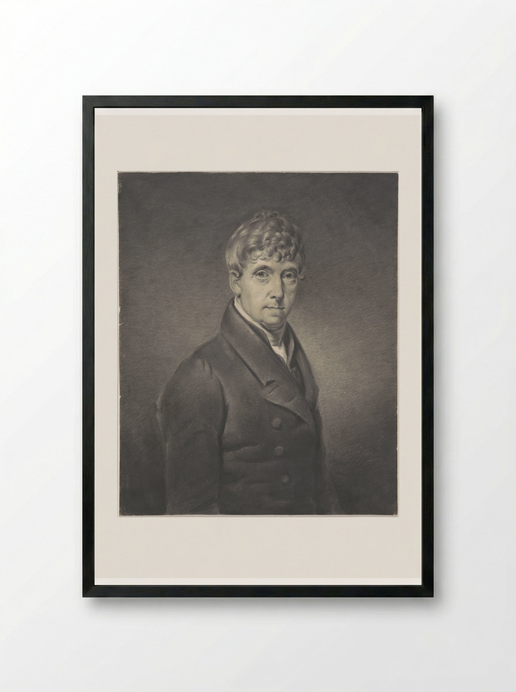Portrait of William Wilberforce - Charles Howard Hodges - Framed Print Black