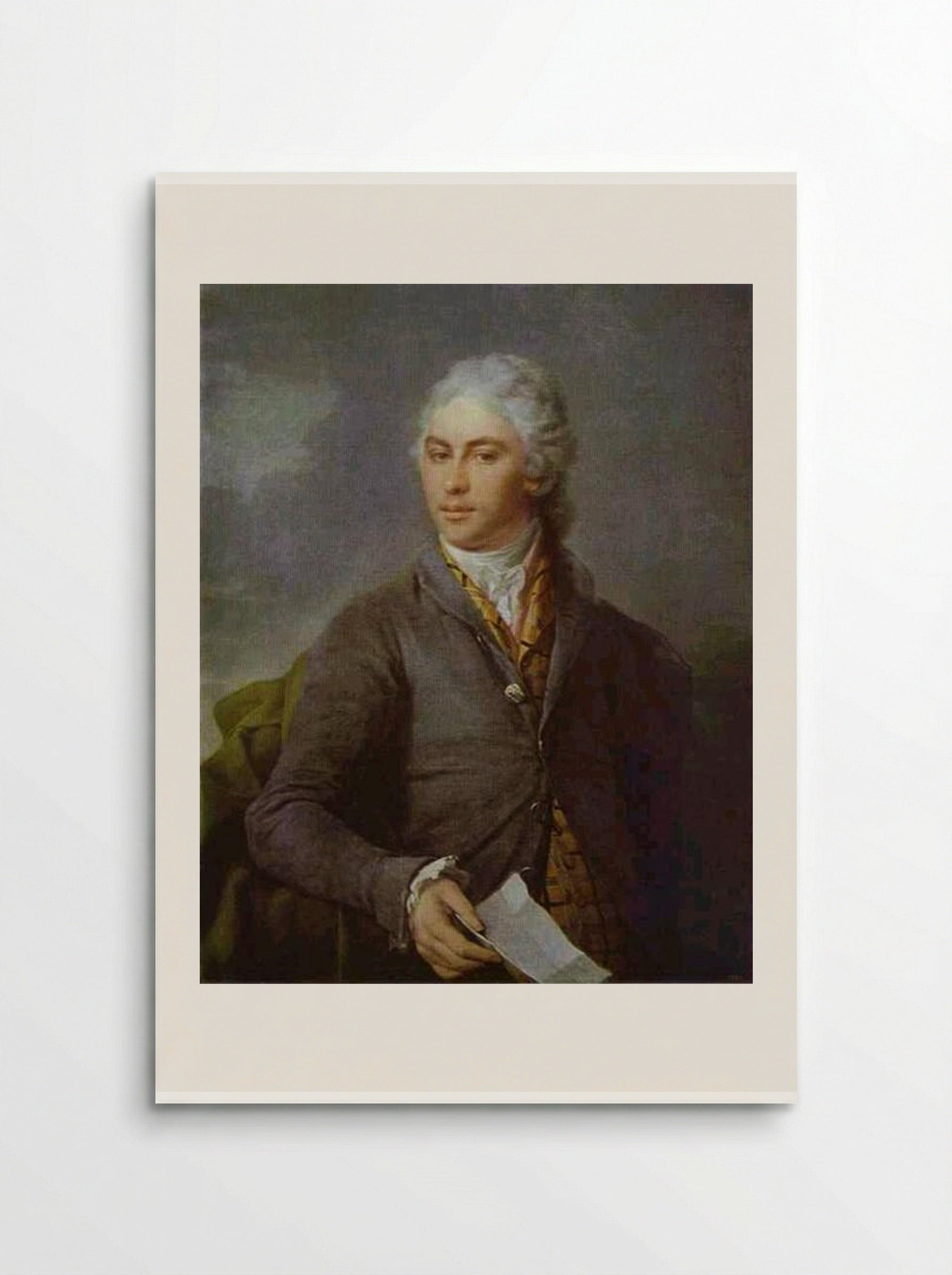 Portrait of Y. I. Bilibin - Dmitry Levitzky - Poster