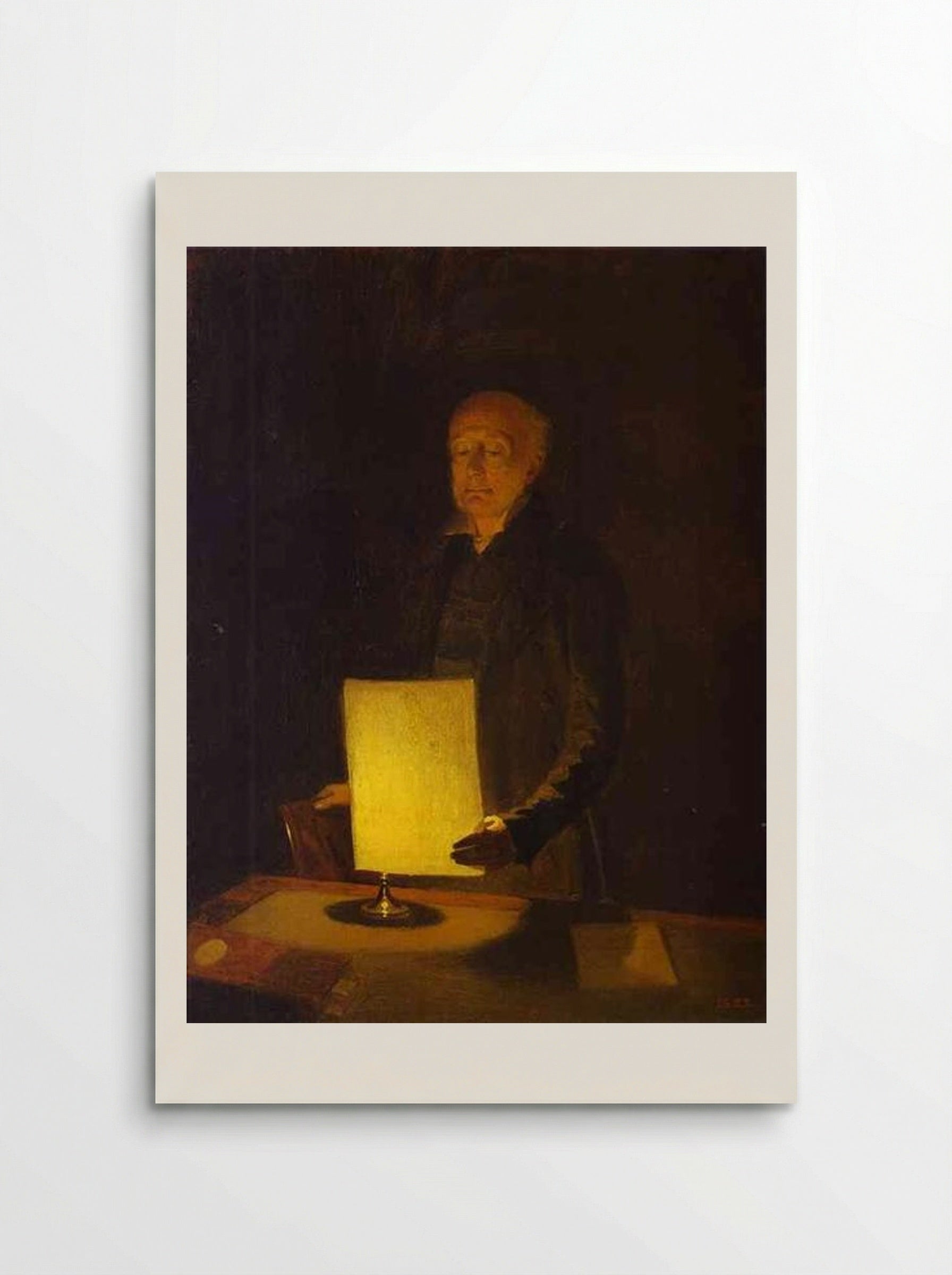 Portrait of Ye. G. Flug - Pavel Fedotov - Poster
