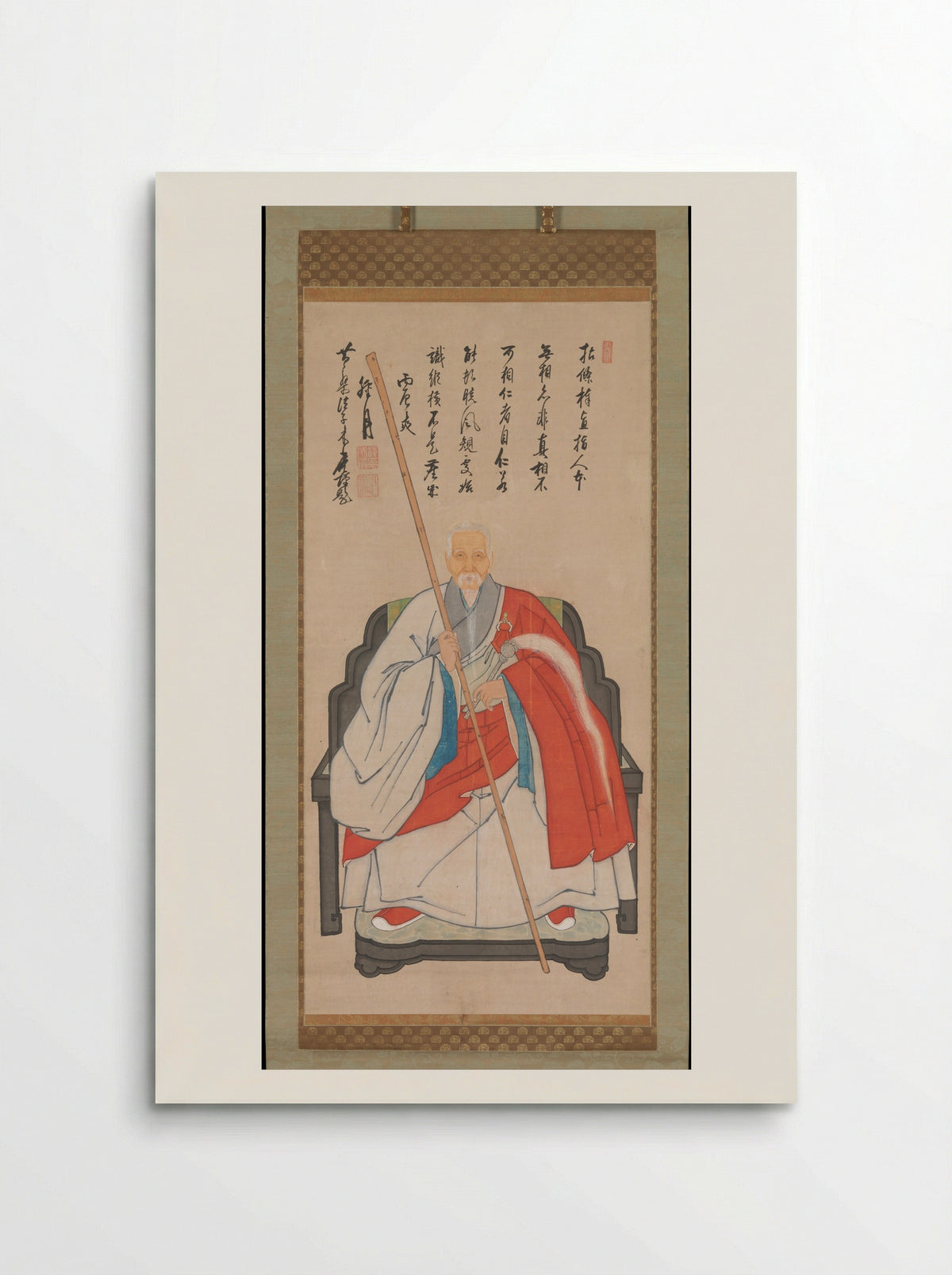 Portrait of Yinyuan Longqi (Ingen Ryūki) - Yinyuan Longqi (Ingen Ryūki) - Poster