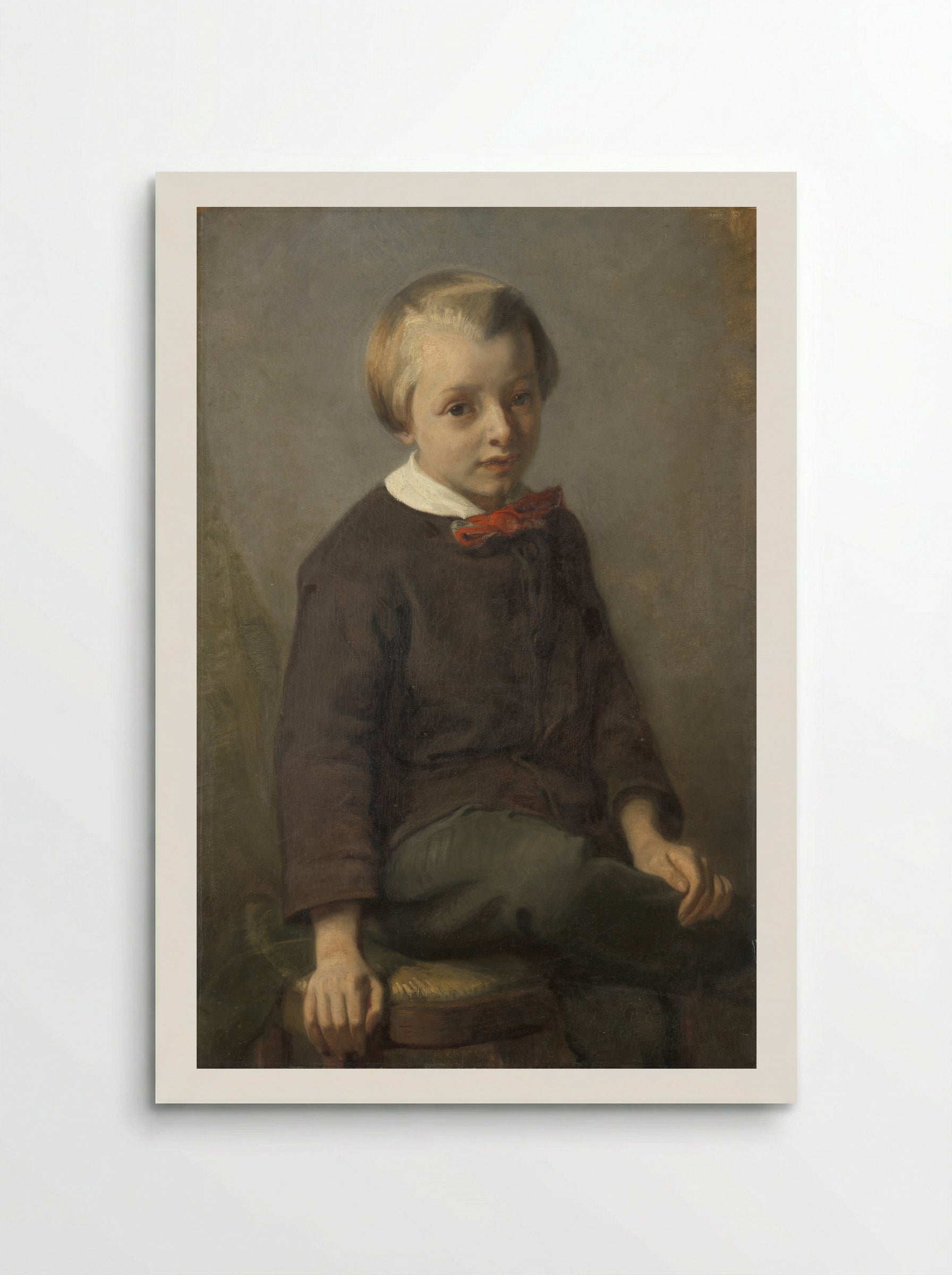 Portrait of a Boy - August Allebé - Poster