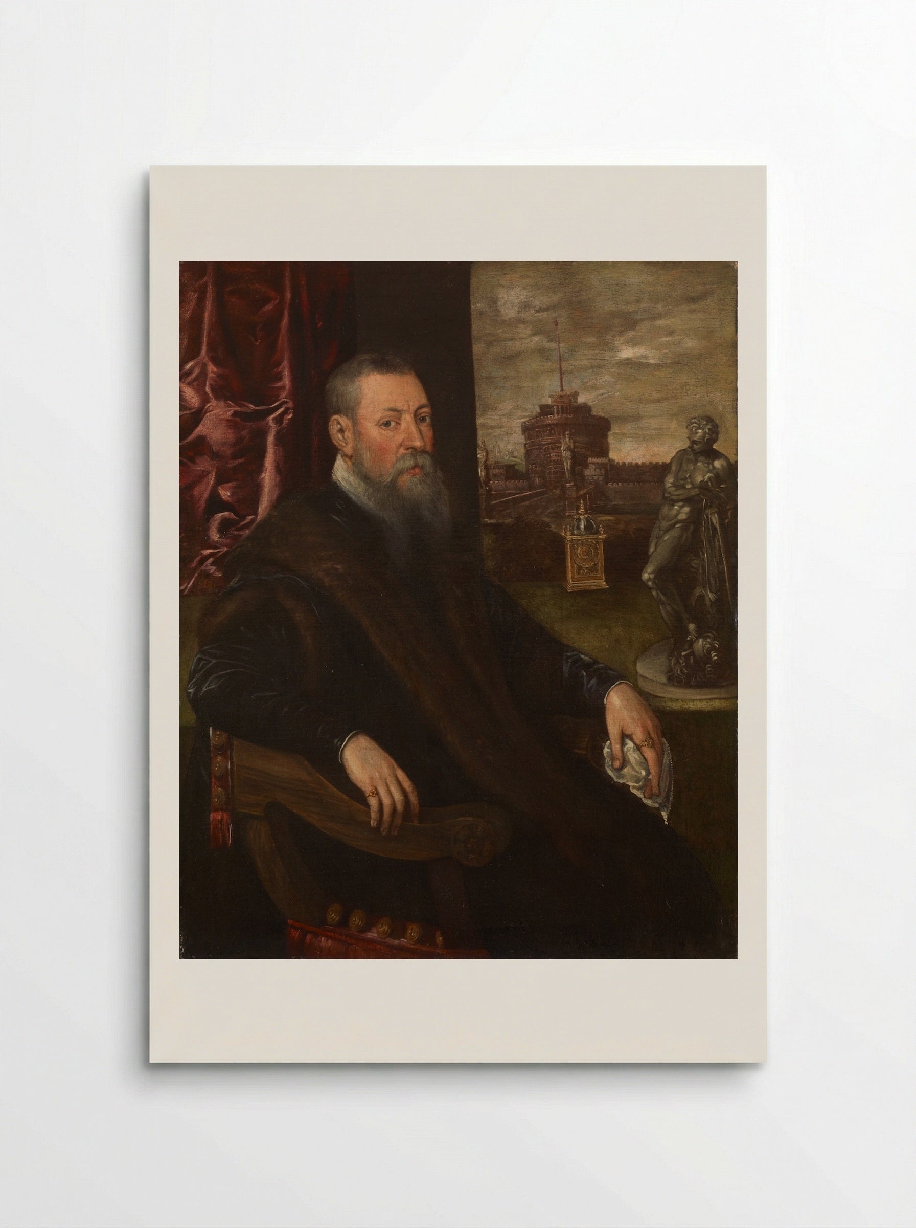 Portrait of a Collector - Tintoretto - Poster