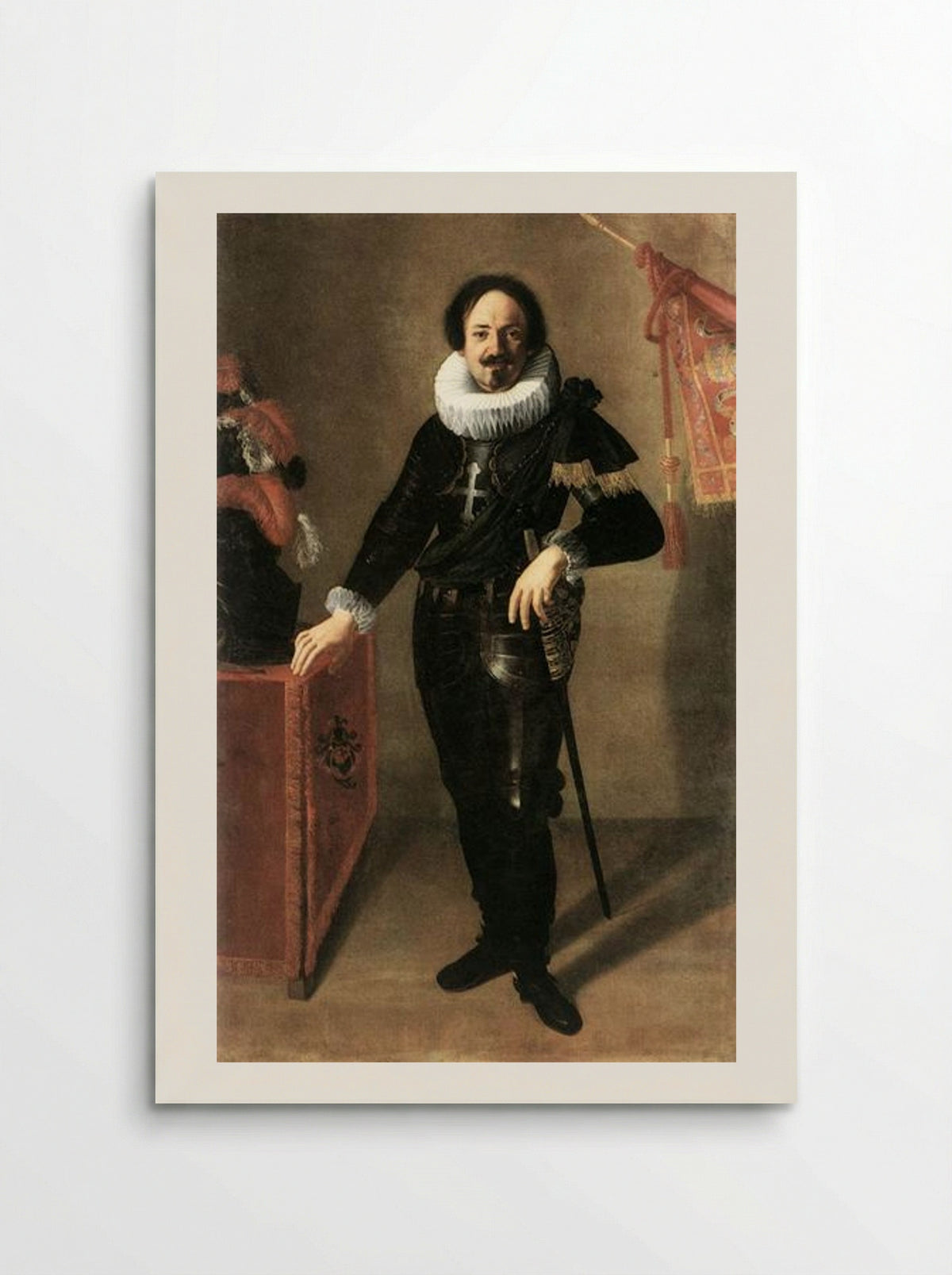 Portrait of a Condottiero - Artemisia Gentileschi - Poster