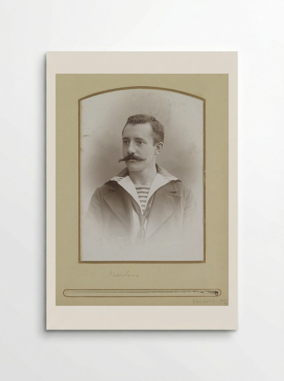 Portrait of a Dutch Sailor - Machiel Hendricus Laddé - Poster