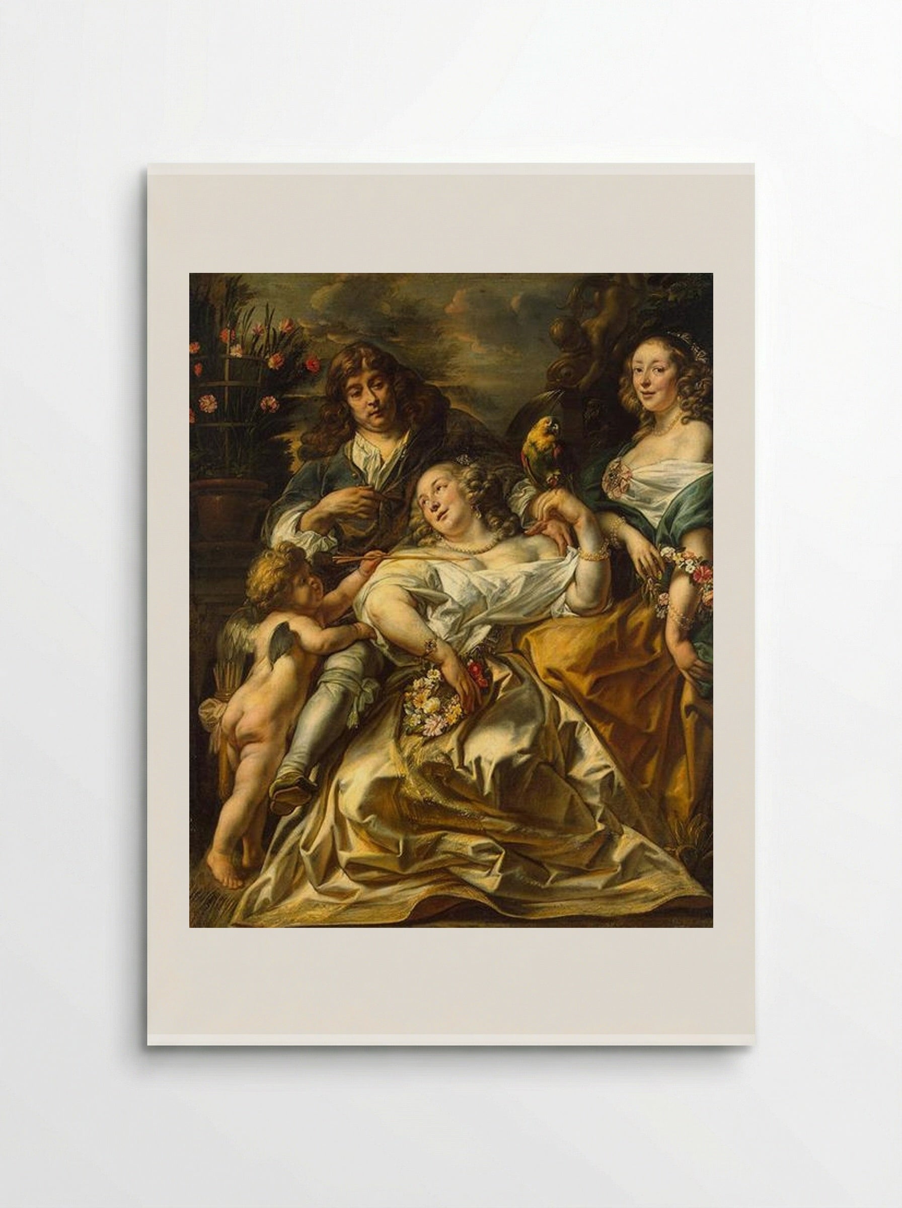 Portrait of a Family - Jacob Jordaens - Poster