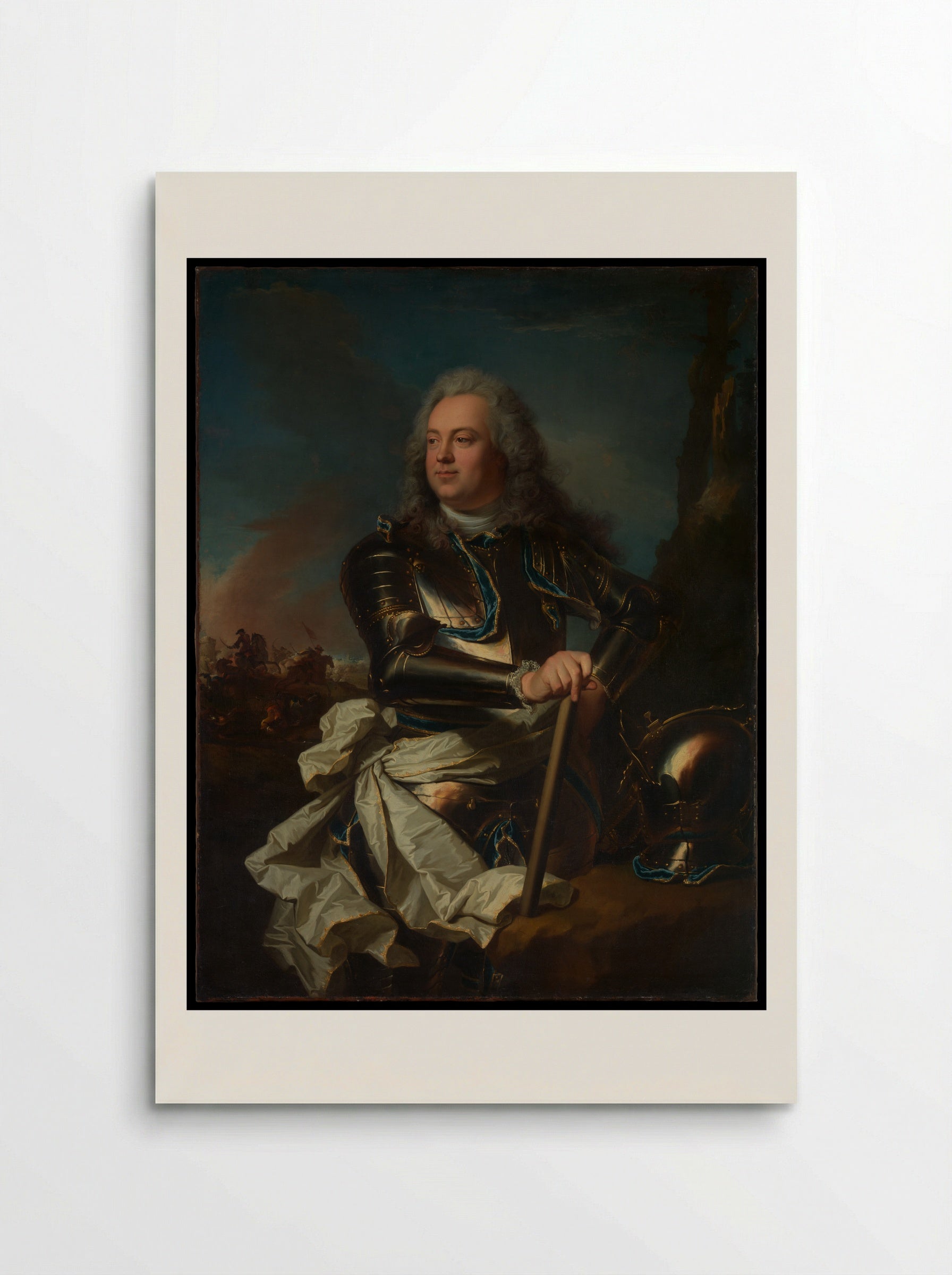 Portrait of a General Officer - Hyacinthe Rigaud - Poster