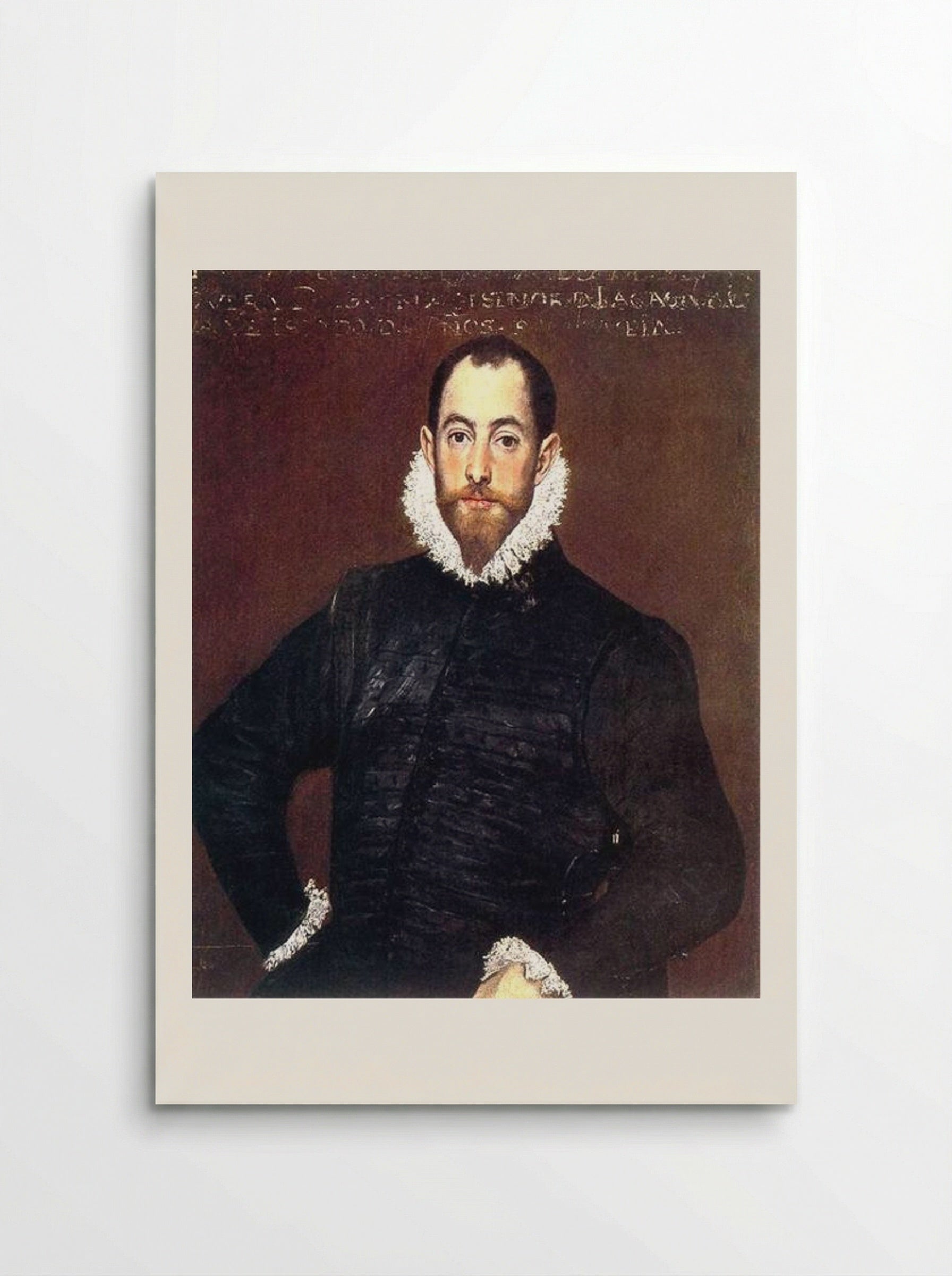 Portrait of a Gentleman from the Casa de Leiva - El Greco - Poster