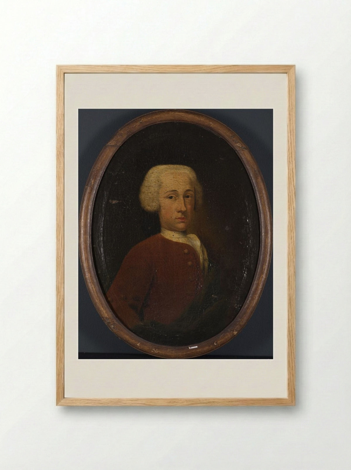 Portrait of a Gentleman - Rienk Keyert - Framed Print Wood