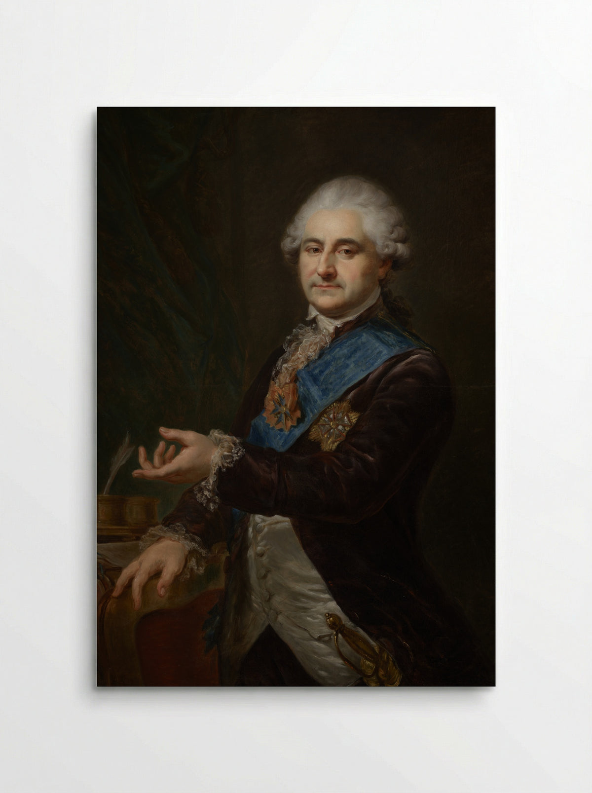 Portrait of a Gentleman - Johann Baptist Lampi the Elder - Poster