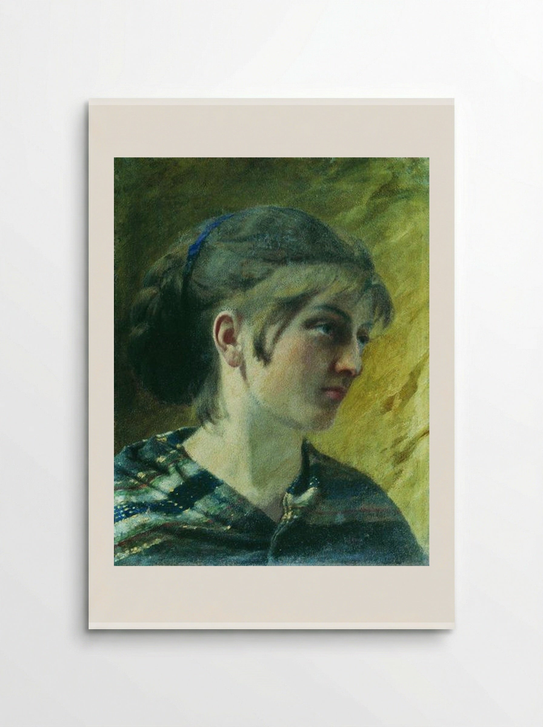 Portrait of a Girl (Evdokia Kuznetsova) - Fyodor Bronnikov - Poster