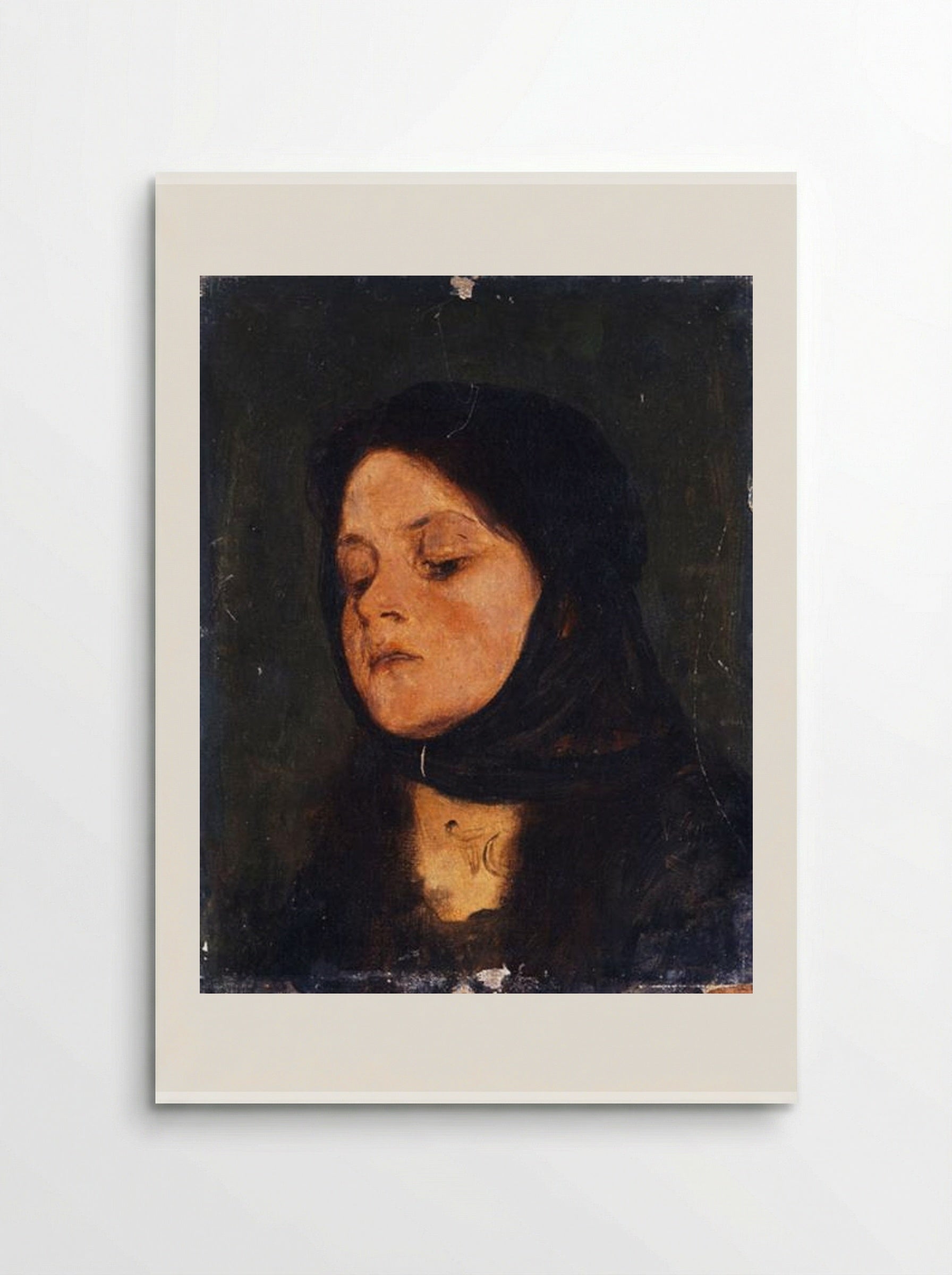 Portrait of a Girl - Nikolaos Gyzis - Poster