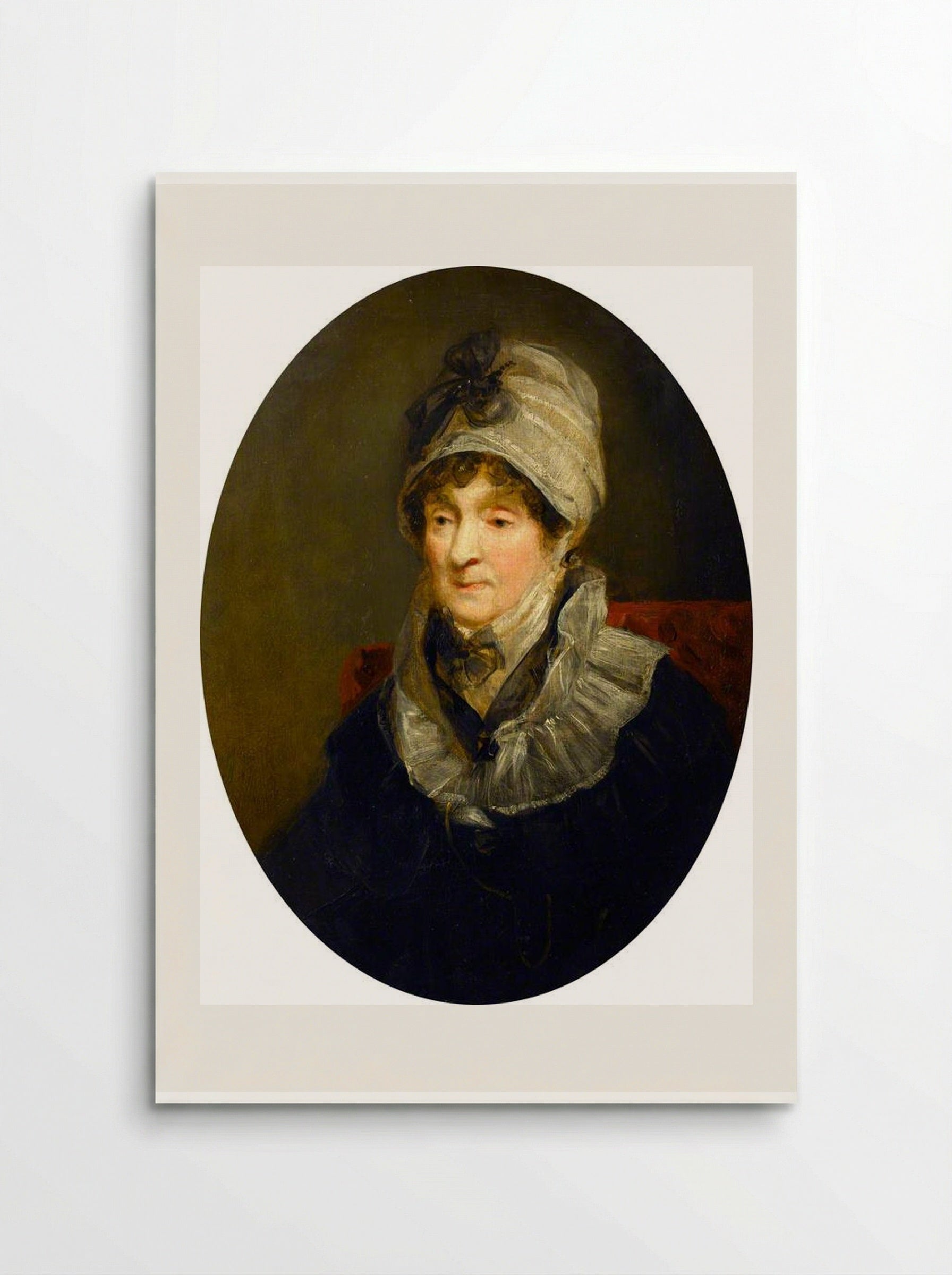 Portrait of a Lady (Mrs Parry, the Mother of Sir W. E. Parry, RN) - John Jackson - Poster