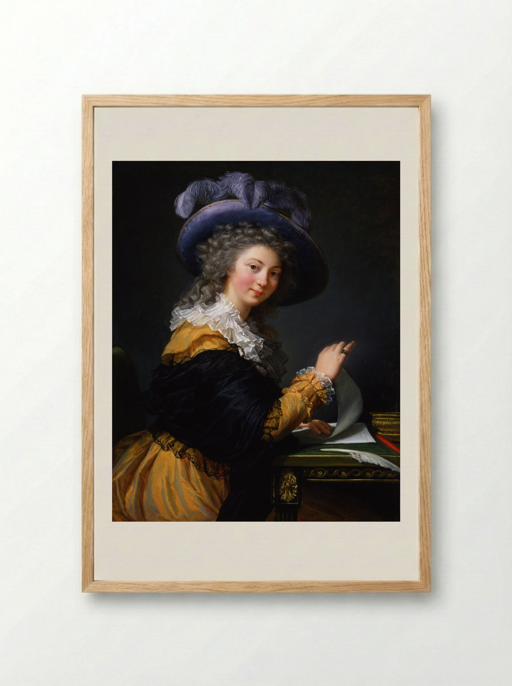 Portrait of a Lady - Élisabeth Vigée Le Brun - Framed Print Wood
