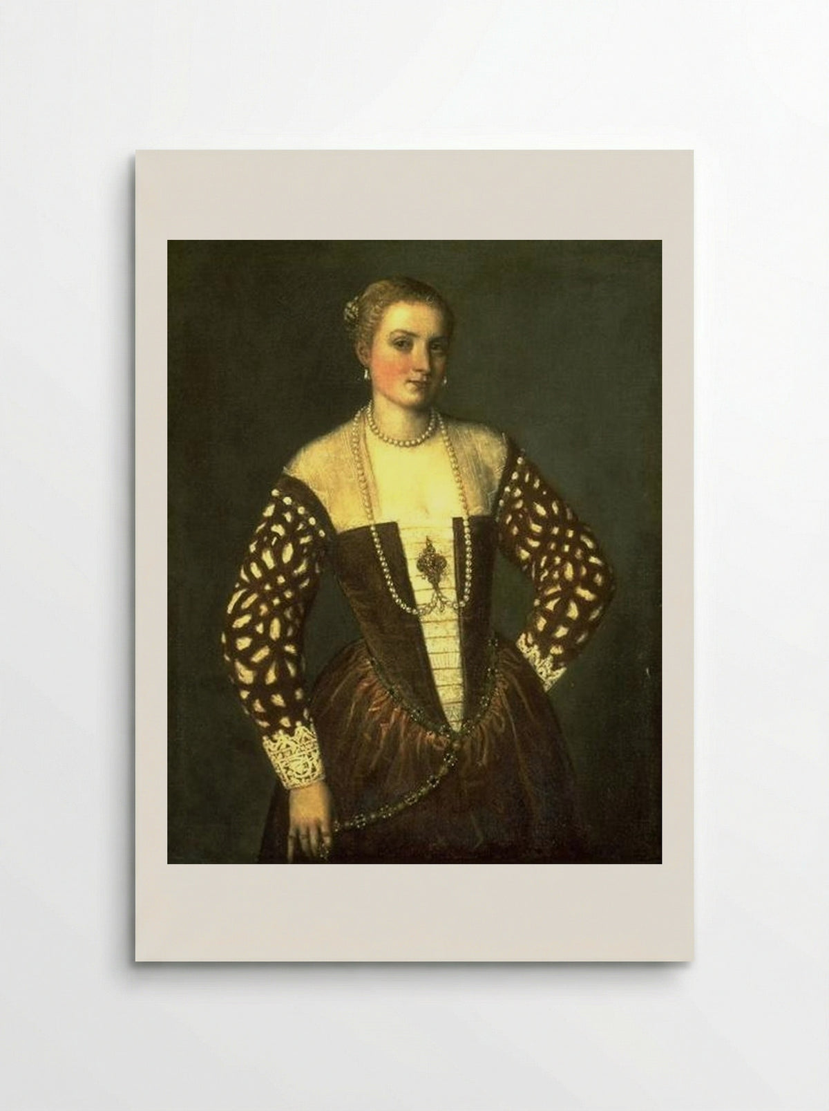 Portrait of a Lady - Paolo Veronese - Poster