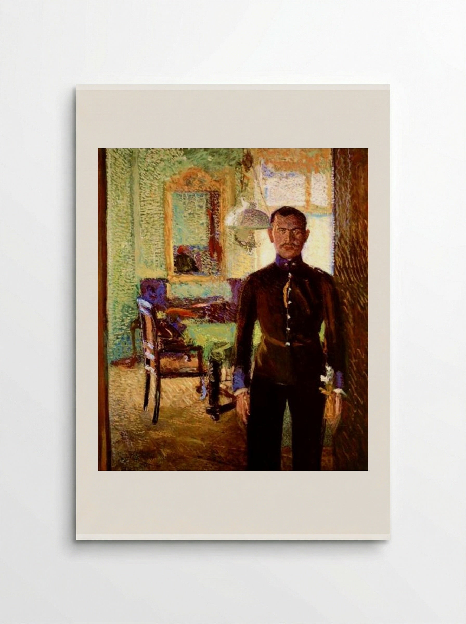 Portrait of a Lieutenant (Alois Gerstl) - Richard Gerstl - Poster