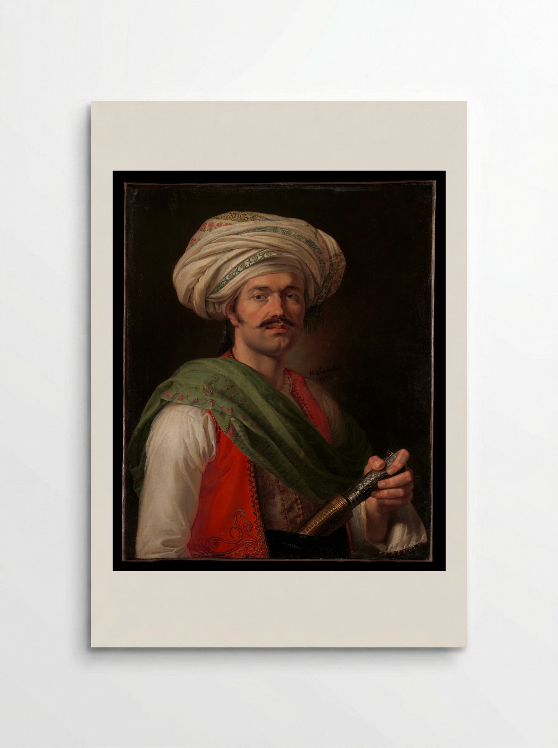 Portrait of a Mamelouk - Horace Vernet - Poster