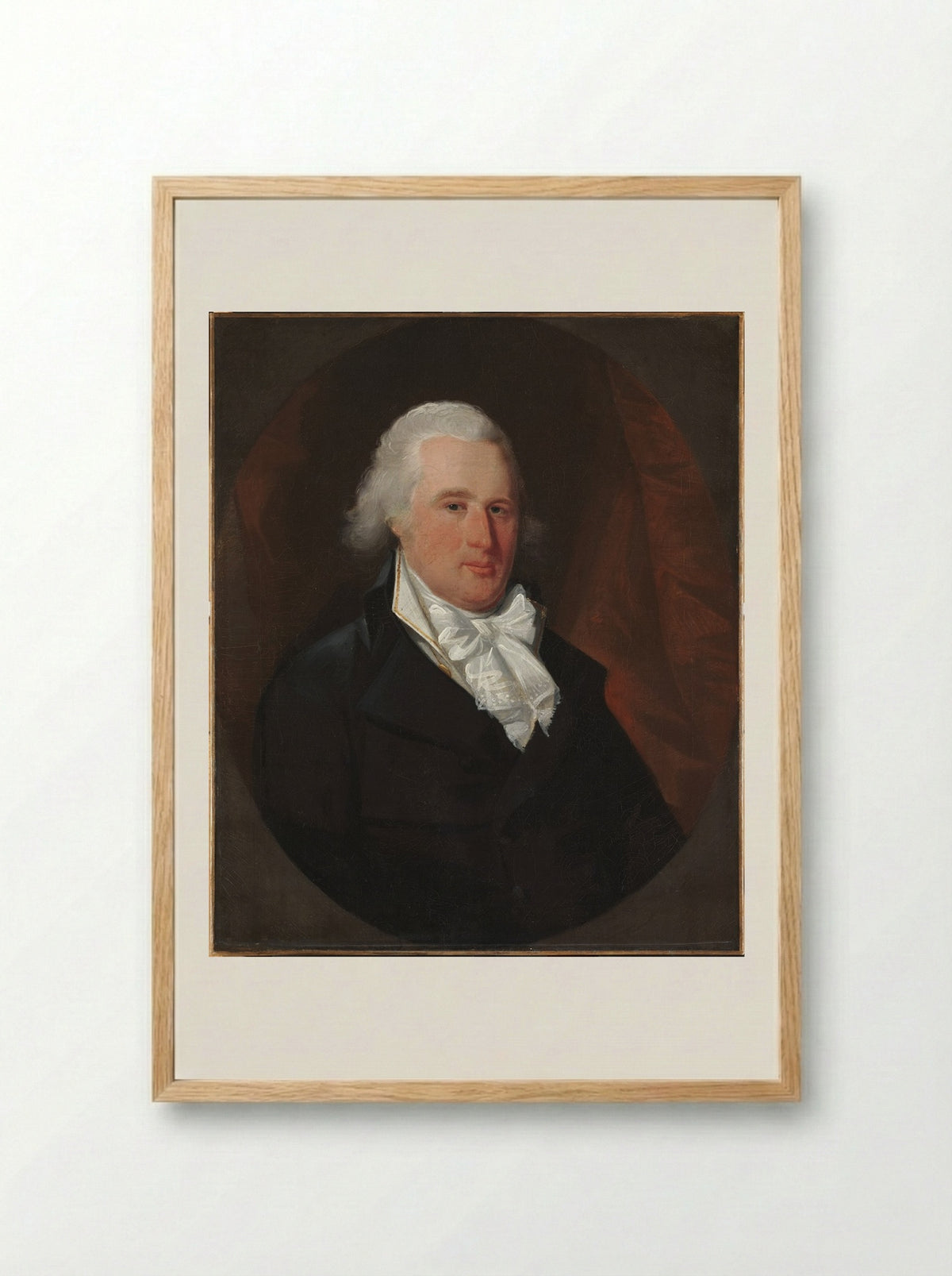 Portrait of a Man (John Johnston) - John Johnston - Framed Print Wood