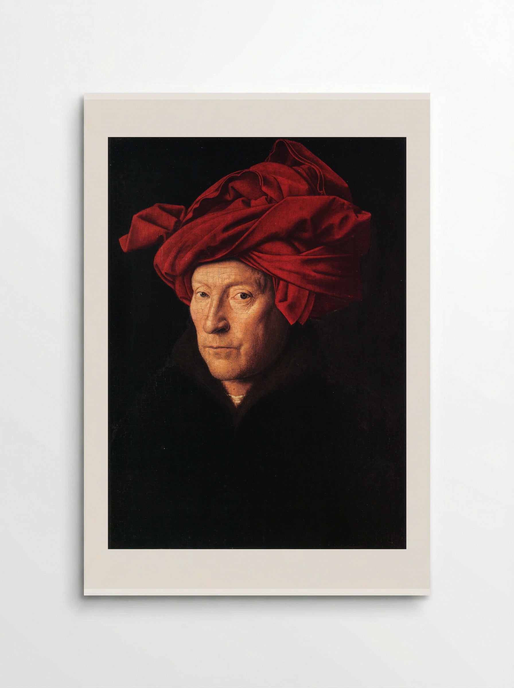 Portrait of a Man (Self-Portrait) - Jan van Eyck - Poster