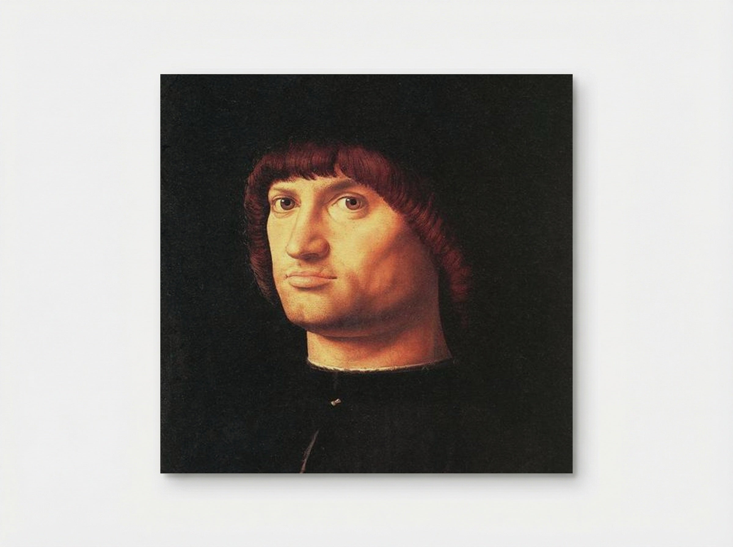 Portrait of a Man (The Condottiero) - Antonello da Messina - Poster