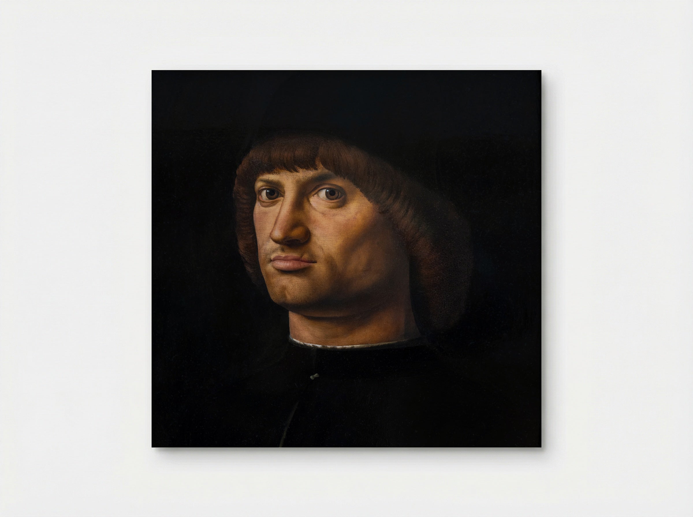 Portrait of a Man (Trivulzio portrait) - Antonello da Messina - Poster