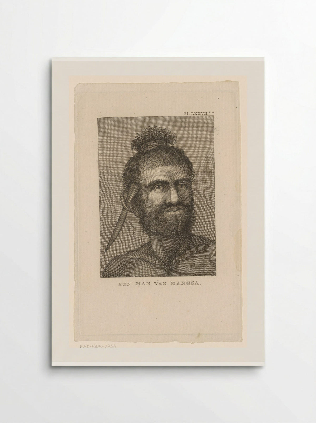 Portrait of a Man from Mangaia - Solis Prints - Poster