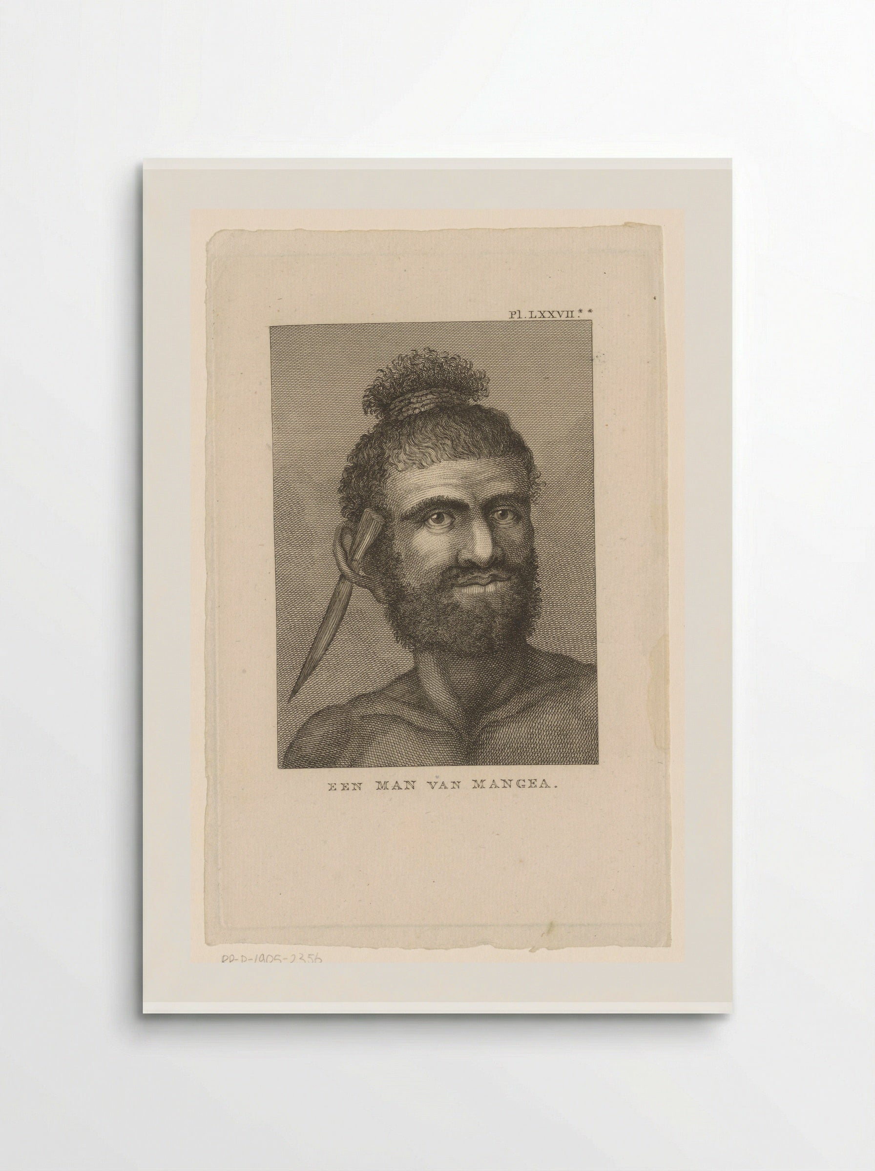 Portrait of a Man from Mangaia - Solis Prints - Poster