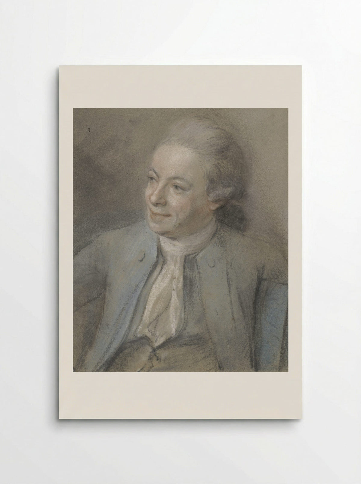 Portrait of a Man in a Blue Coat - Dirk Versteegh - Poster