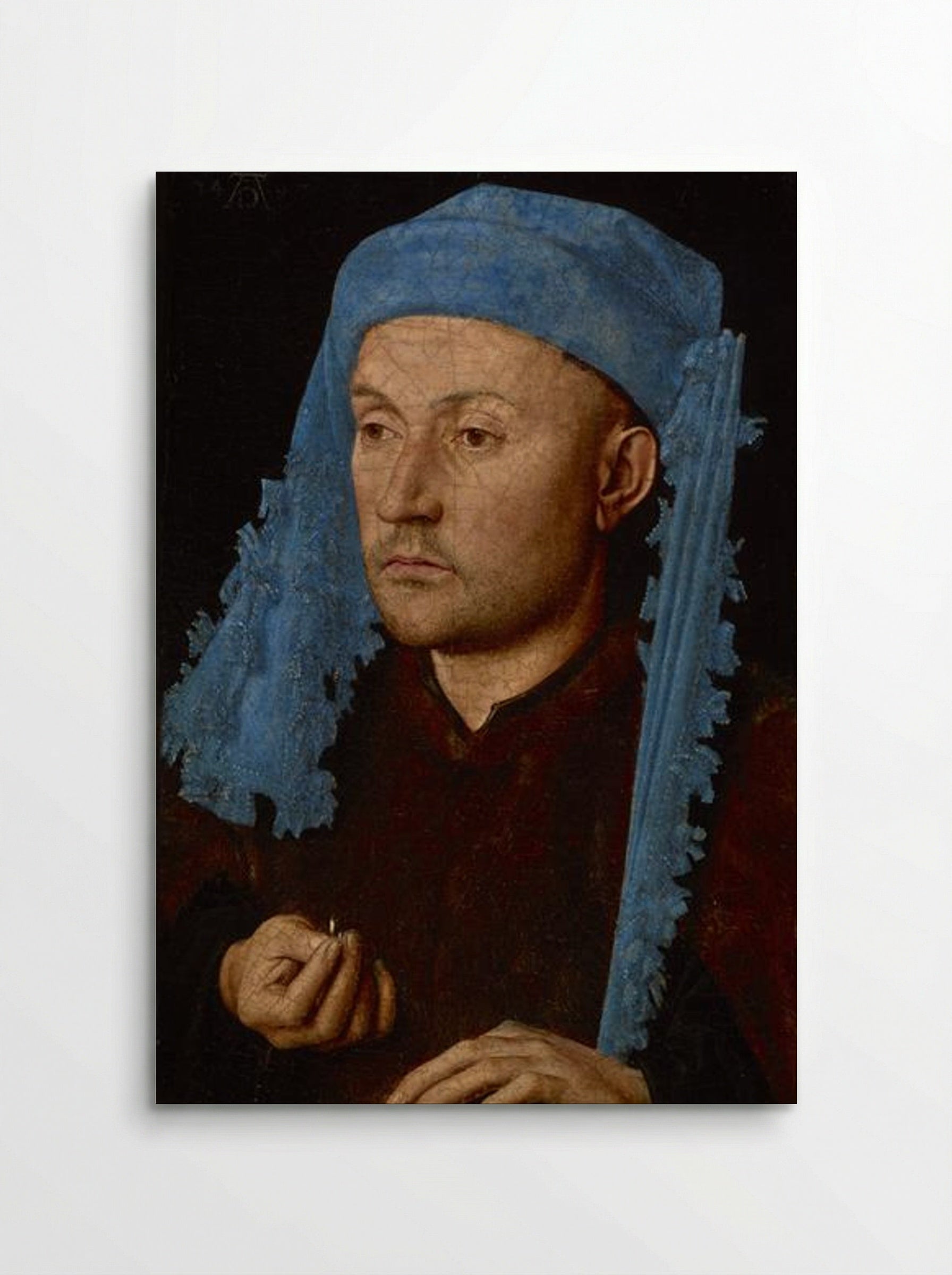 Portrait of a Man in a Blue Turban - Albrecht Dürer - Poster