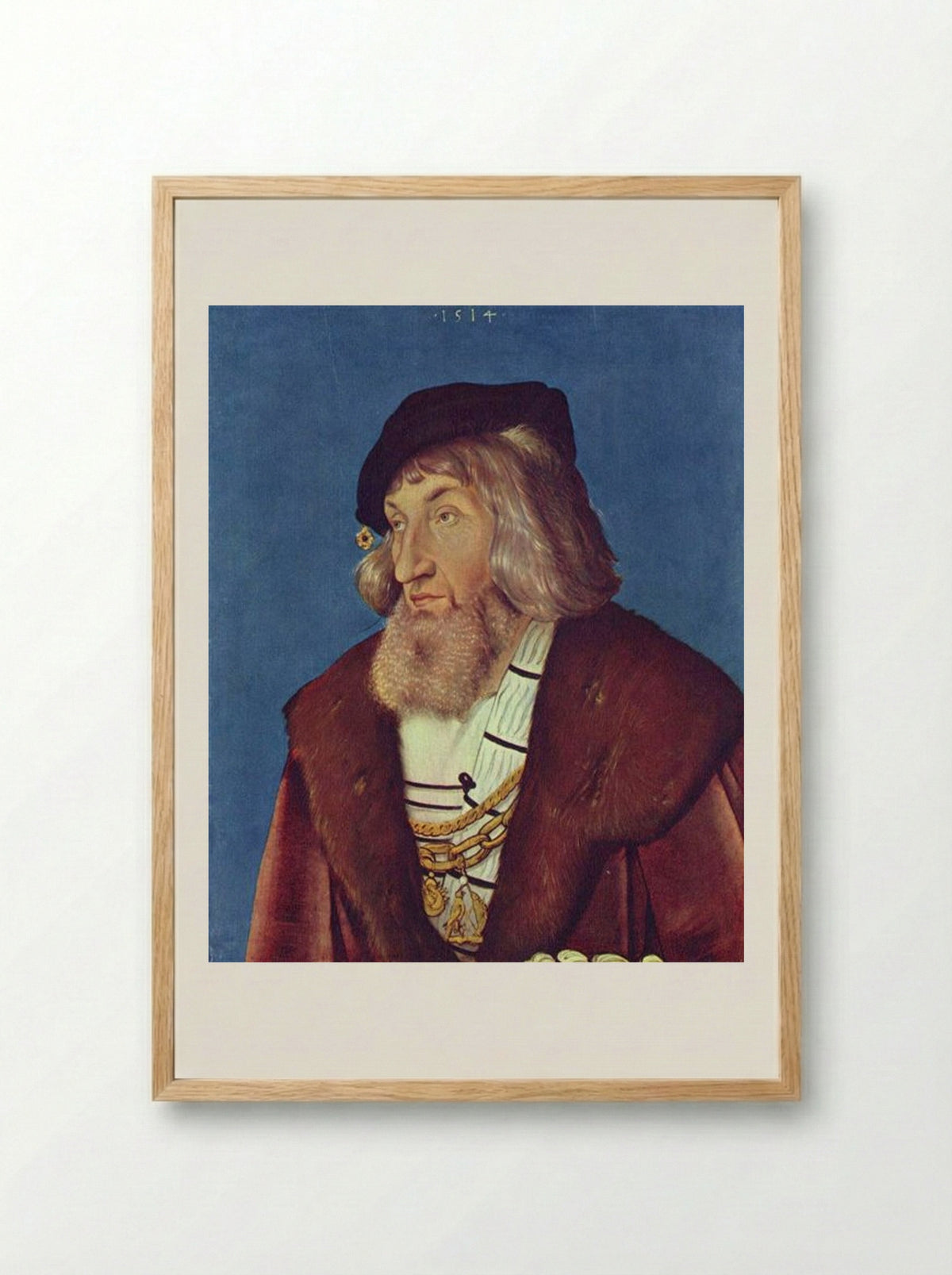 Portrait of a Man - Hans Baldung - Framed Print Wood