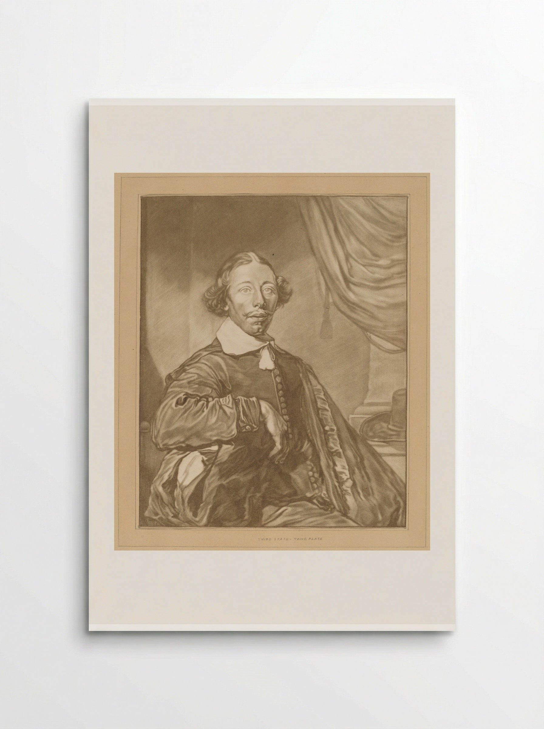 Portrait of a Man - Cornelis Visscher - Poster