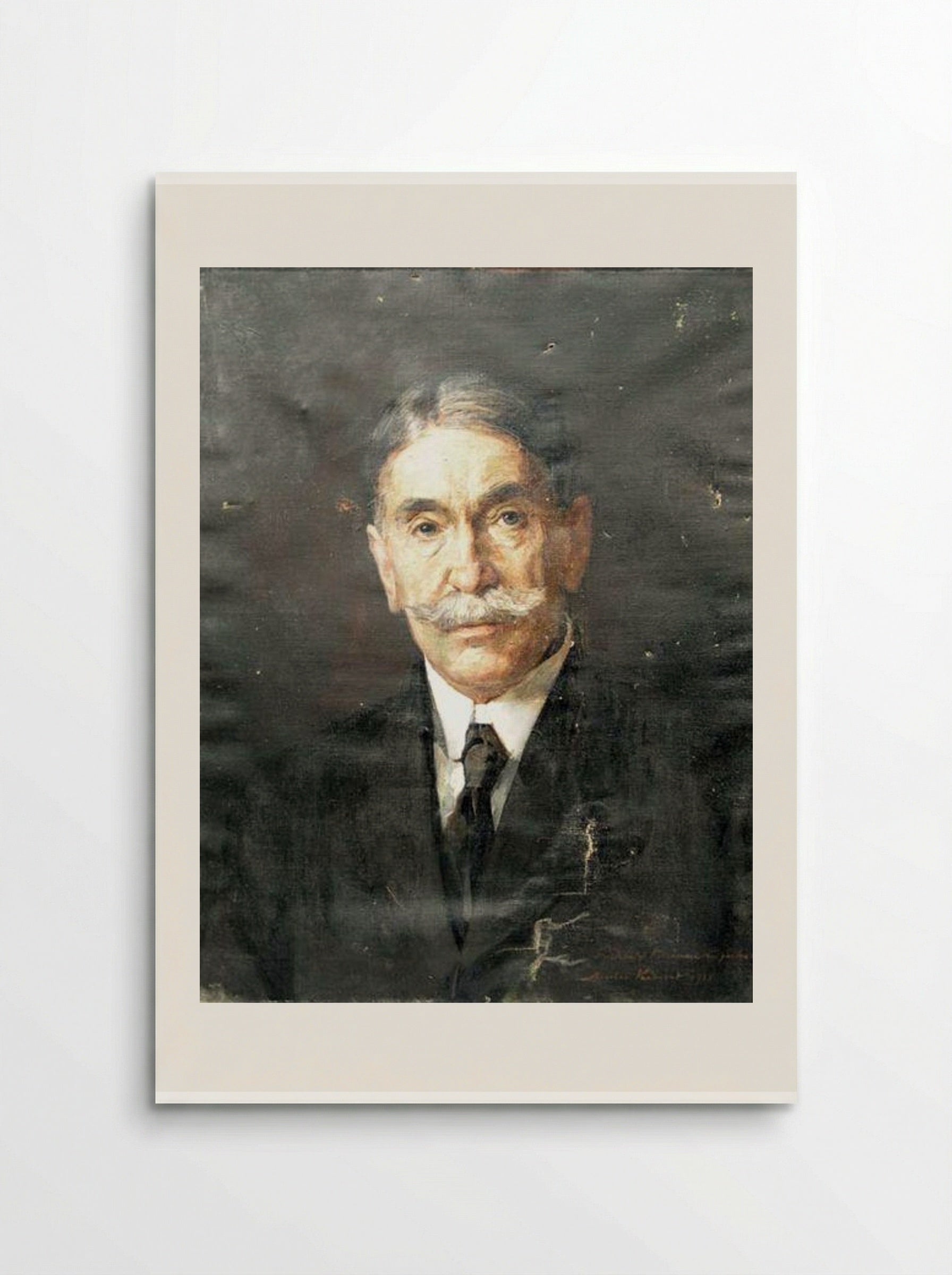 Portrait of a Man - Nicolae Vermont - Poster