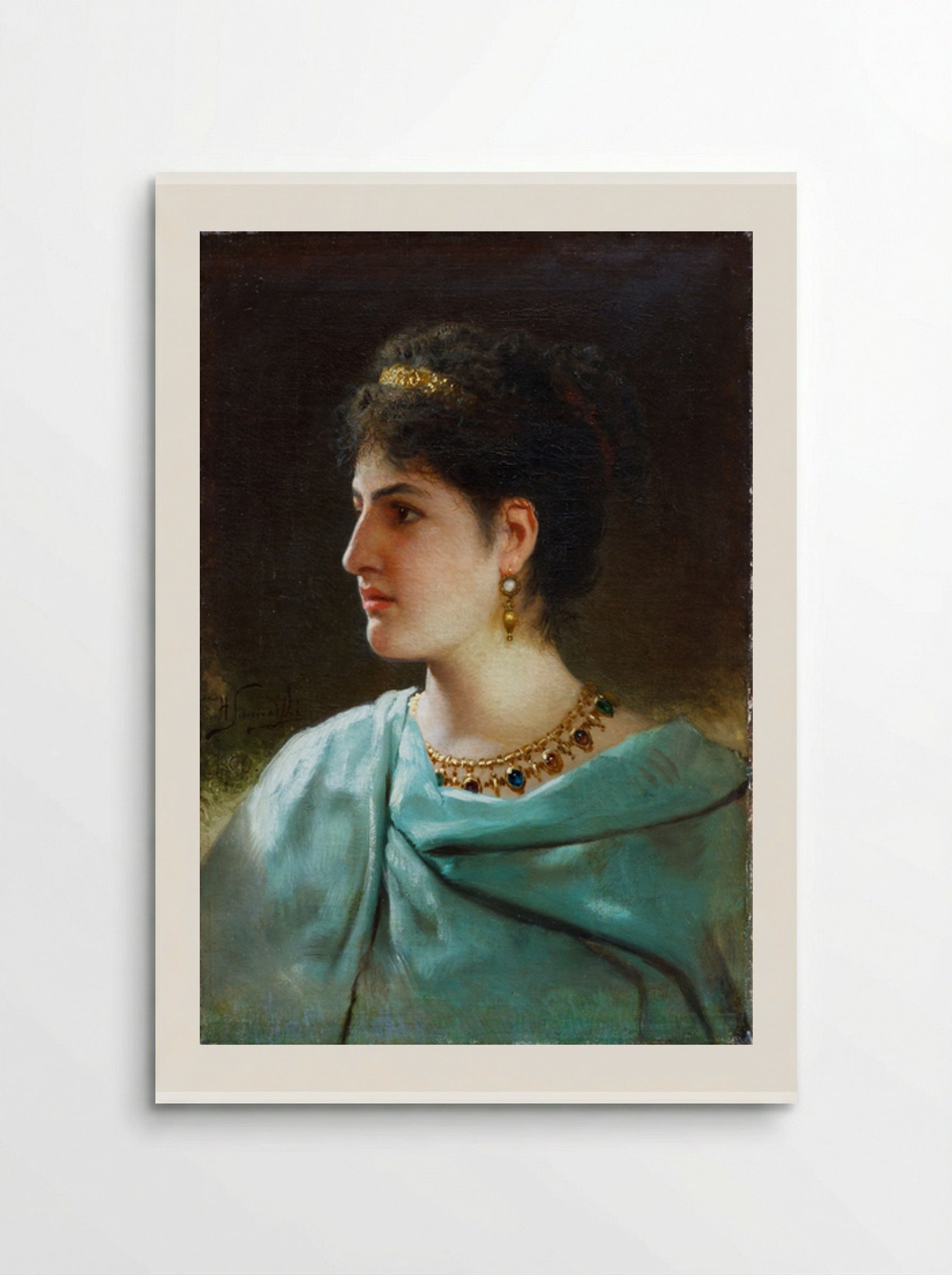 Portrait of a Roman Woman - Henryk Siemiradzki - Poster