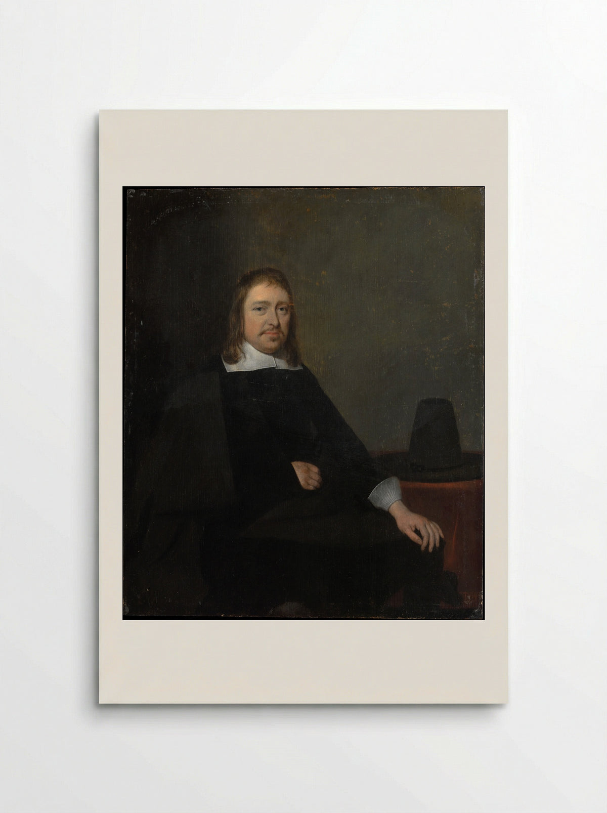 Portrait of a Seated Man - Gerard ter Borch the Younger - Poster