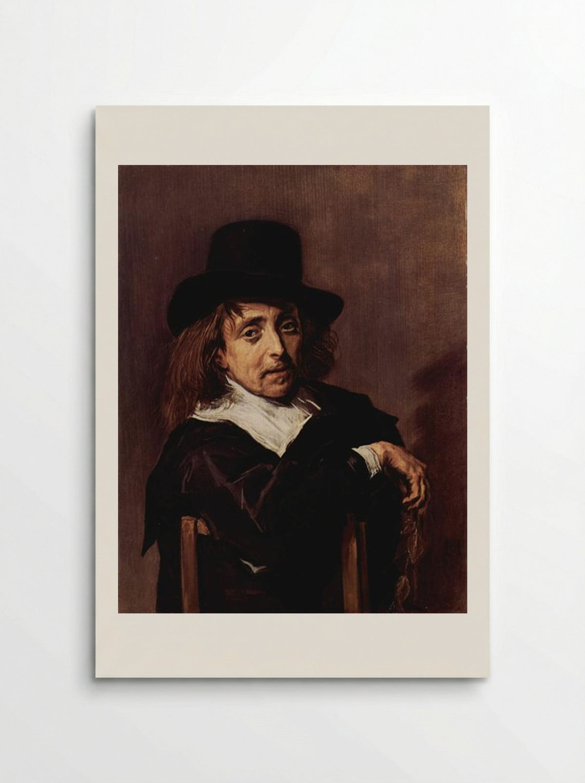 Portrait of a Seated Man - Frans Hals - Poster