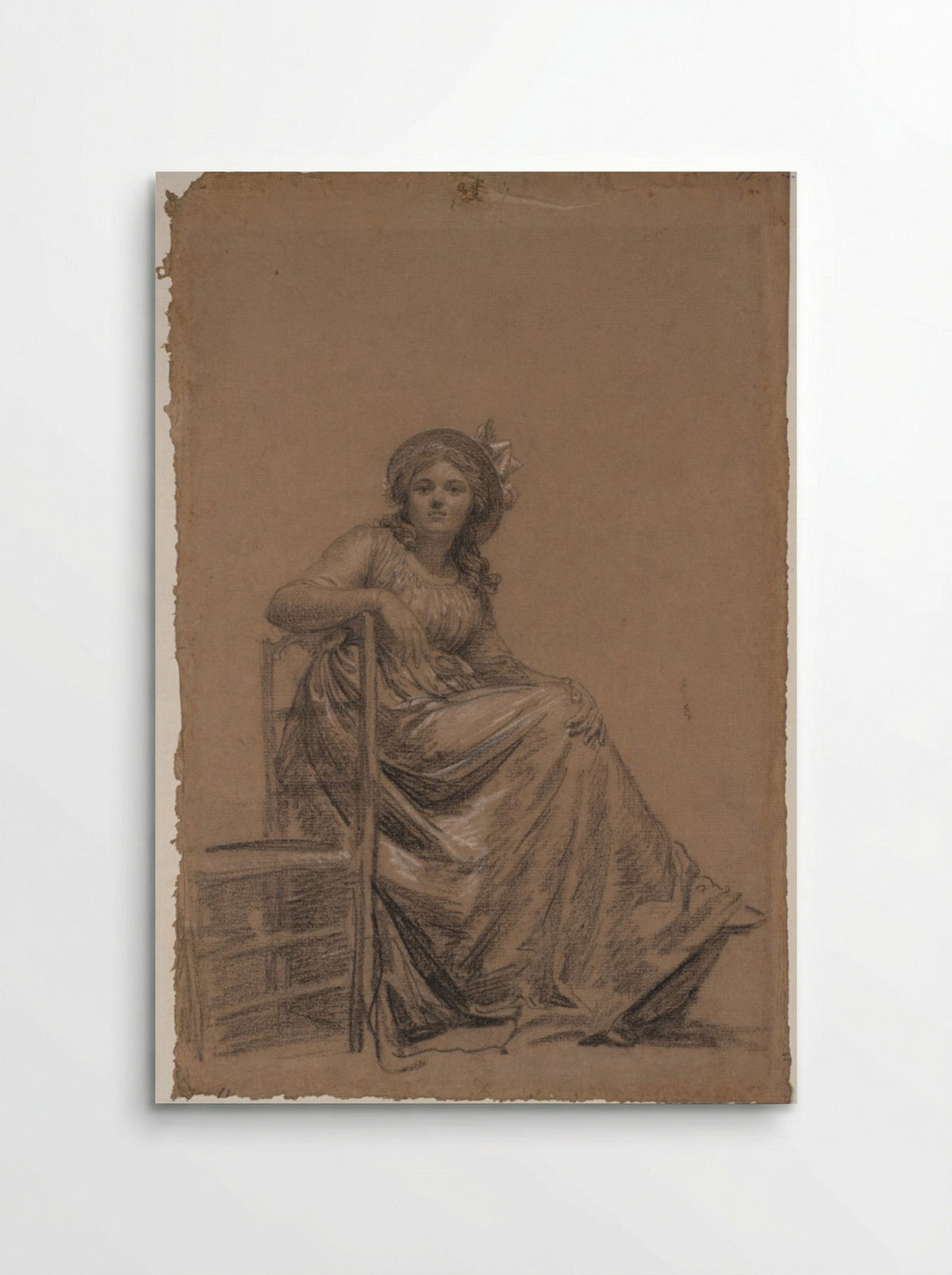Portrait of a Seated Woman - François-André Vincent - Poster