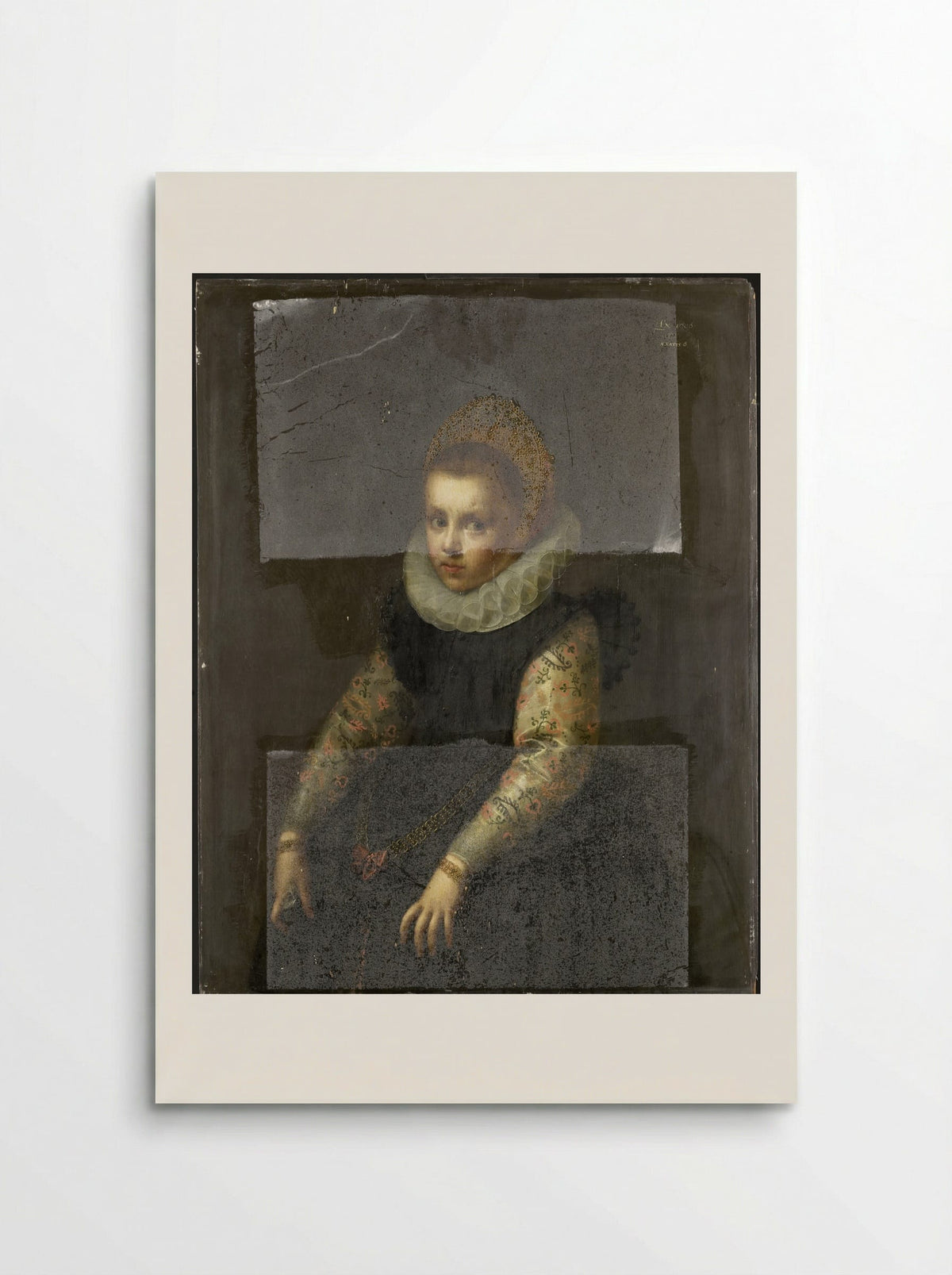 Portrait of a Sister of Catharina Fourmenois - Gortzius Geldorp - Poster