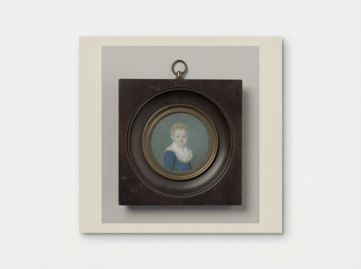 Portrait of a Six-Year-Old Boy from the Bus Family - Joseph Boze - Poster