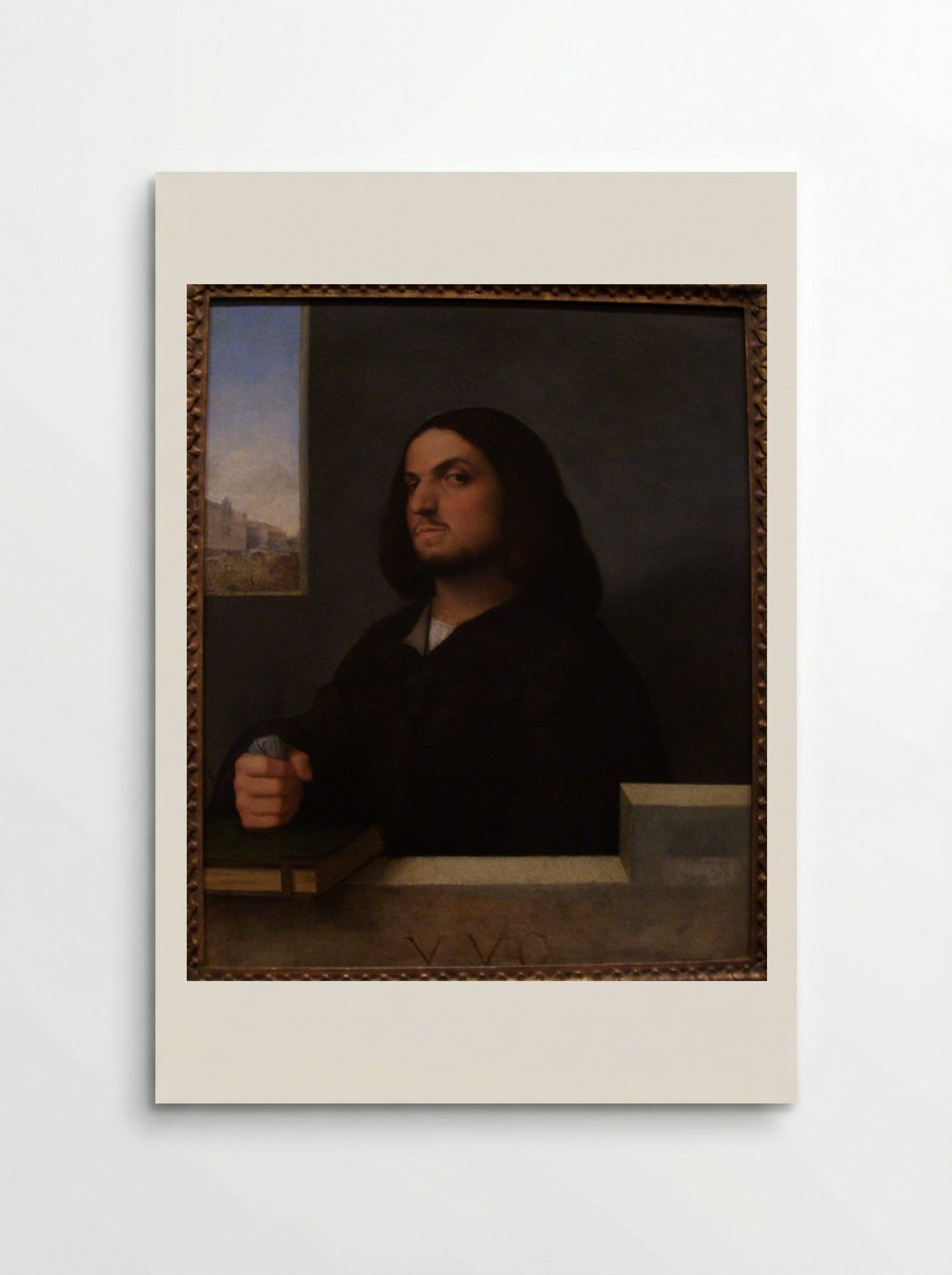 Portrait of a Venetian Gentleman - Giorgione - Poster